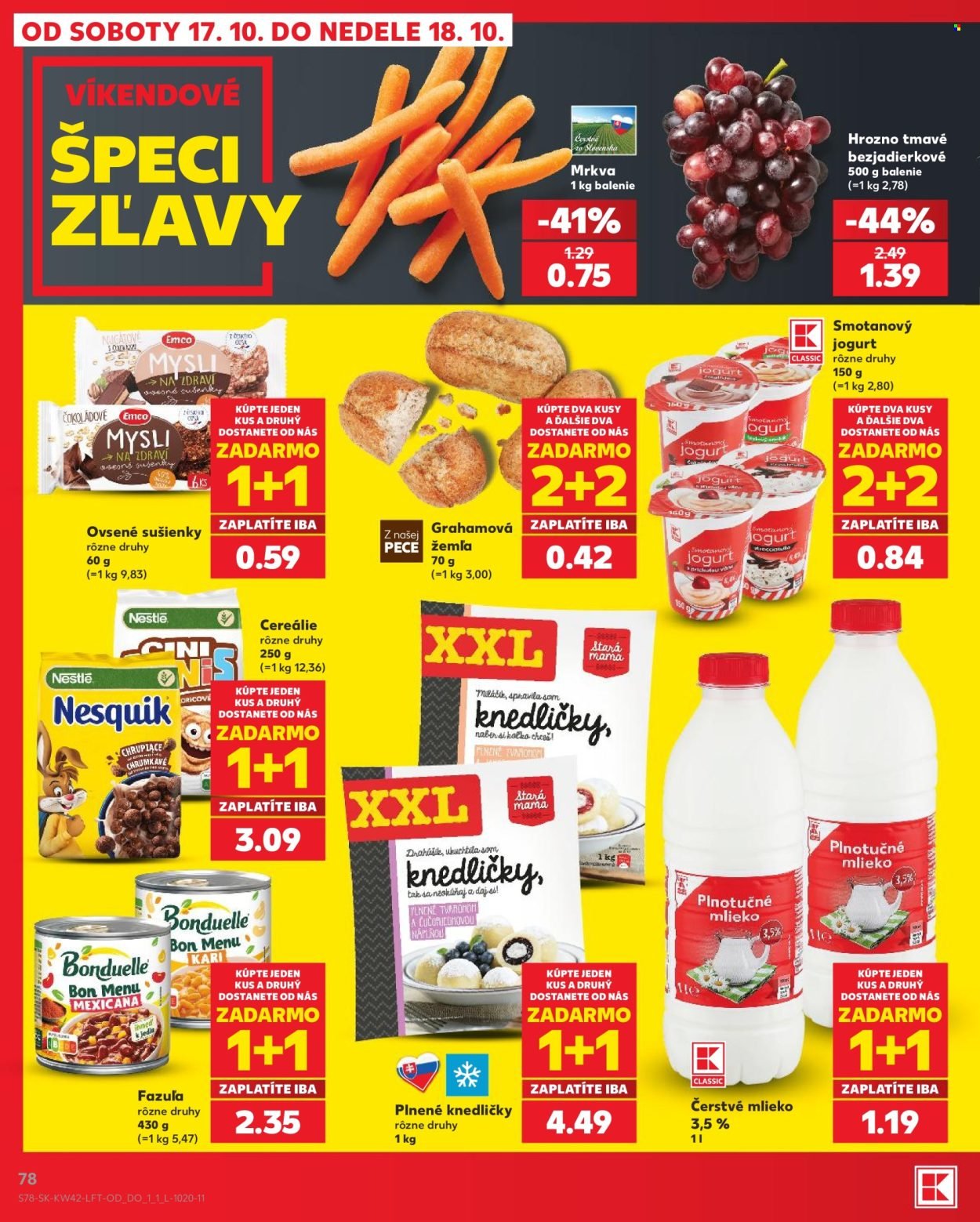 KAUFLAND leták - Od štvrtka 15.10.2026