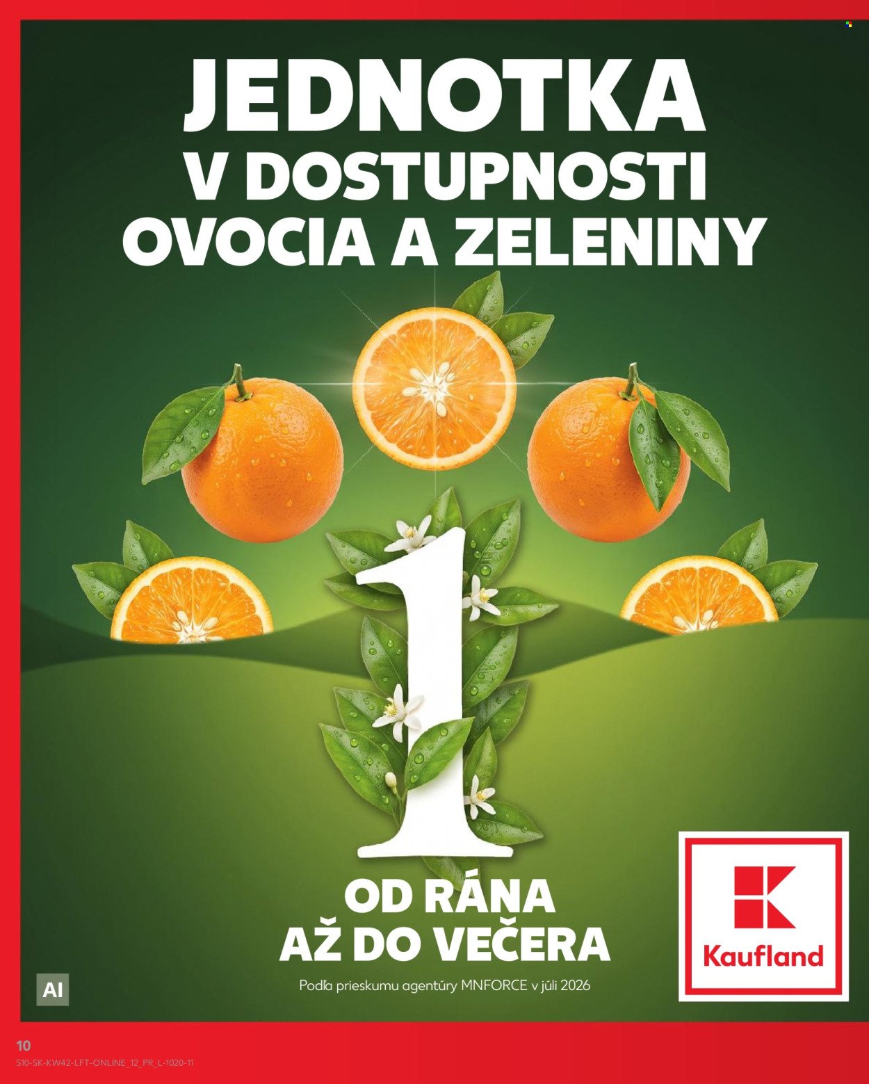 KAUFLAND leták - Od štvrtka 15.10.2026