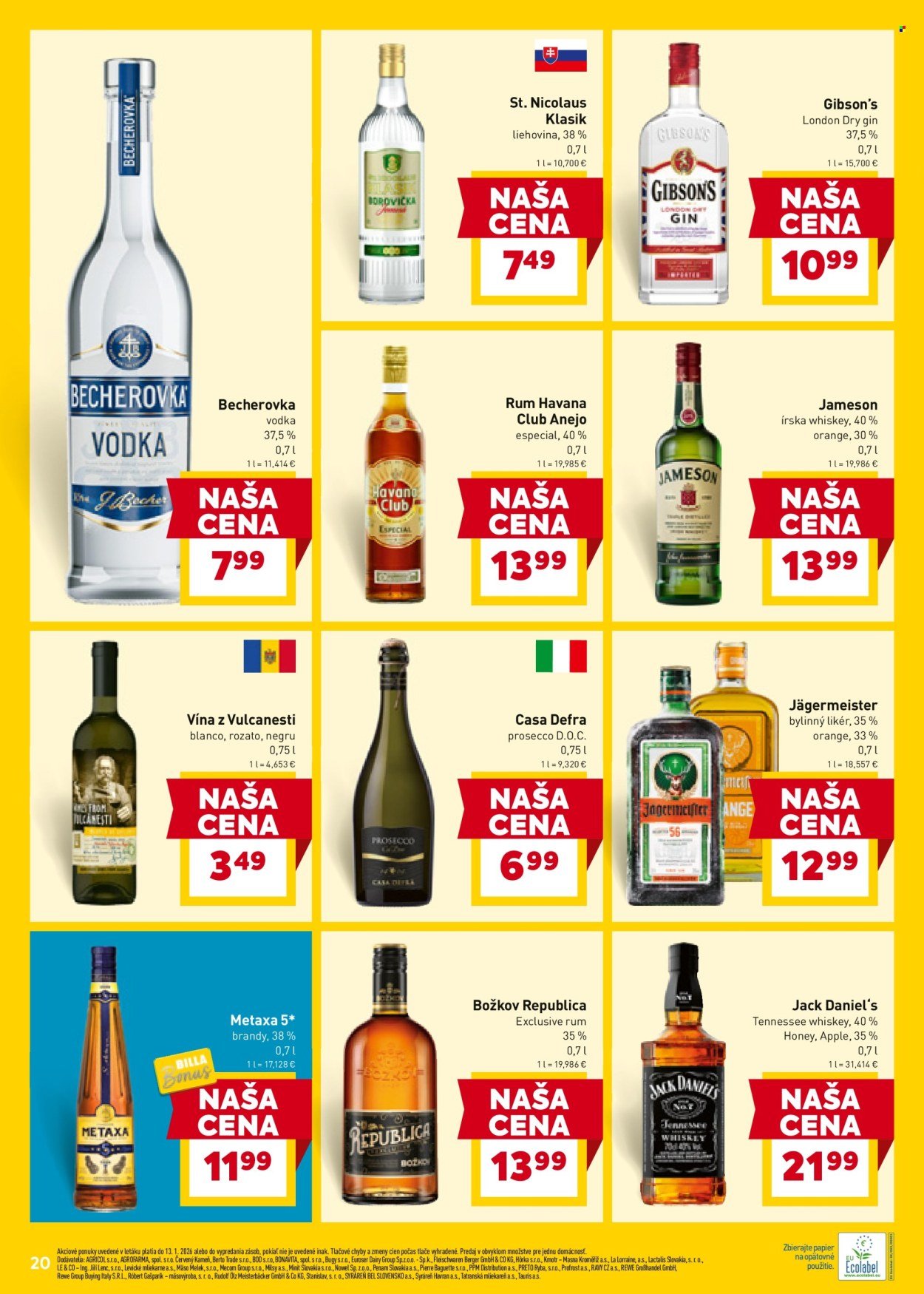 BILLA leták - Od stredy 7.1.2026 (2026-01-07 - 2026-01-13) | 20