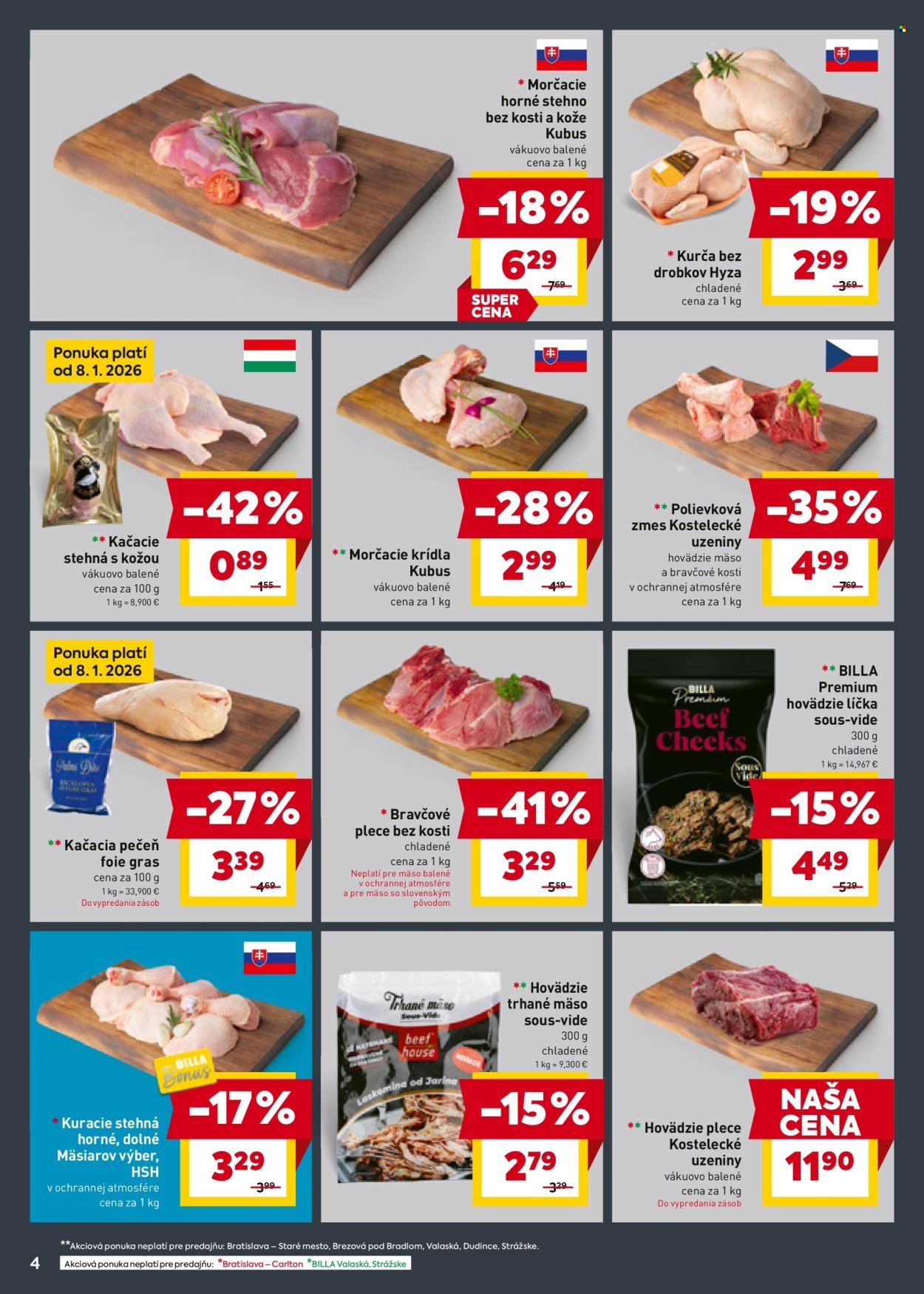 BILLA leták - Od stredy 7.1.2026 (2026-01-07 - 2026-01-13) | 4