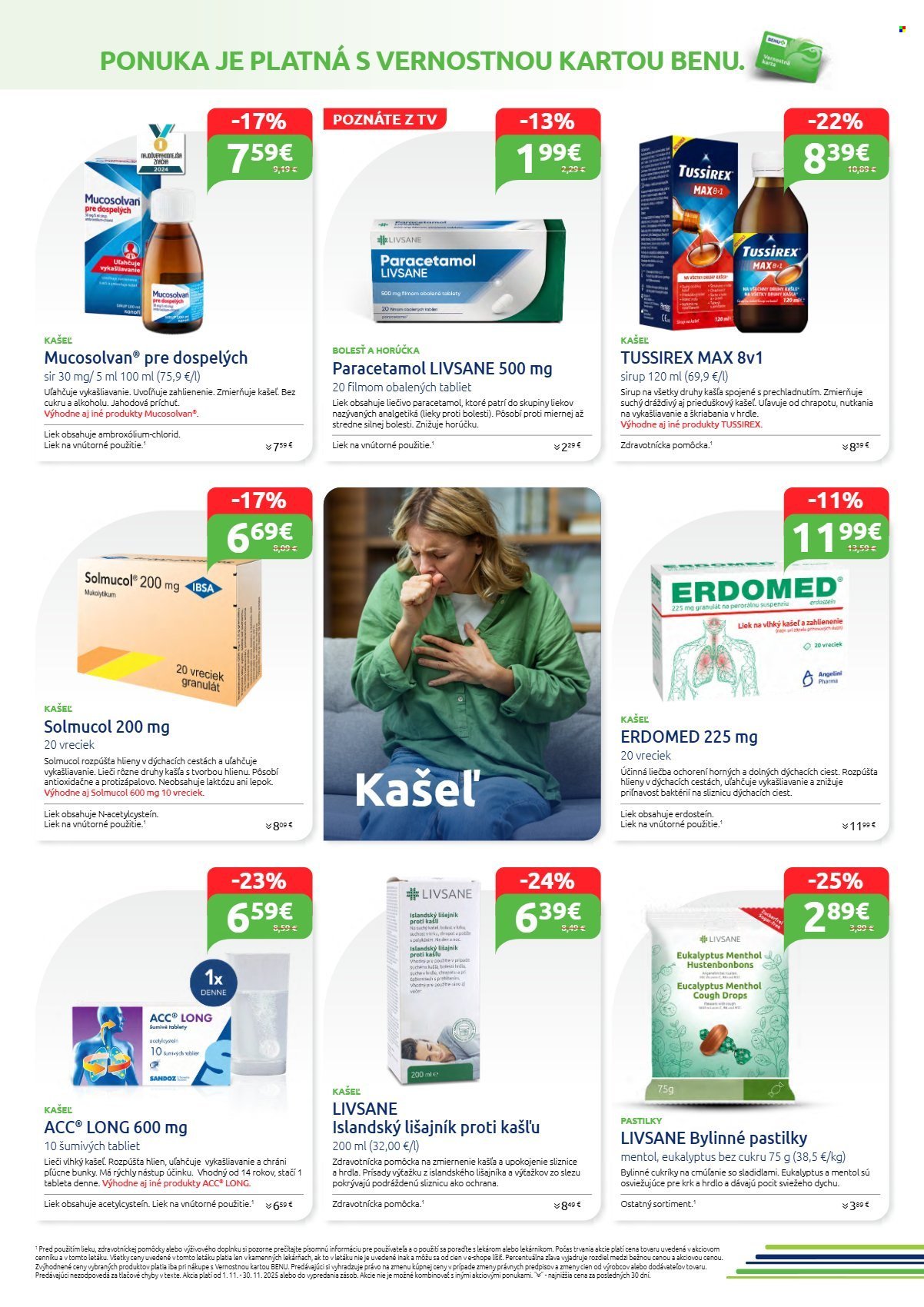 BENU LEKÁREŇ leták - Od soboty 1.11.2025 (2025-11-01 - 2025-11-30) | 4