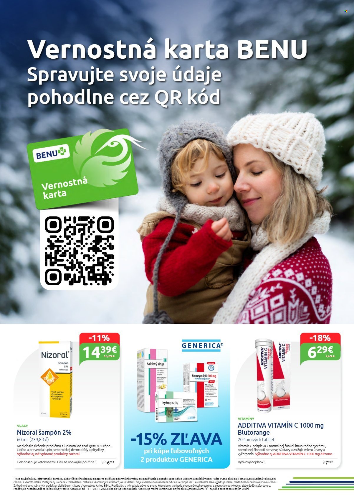 BENU LEKÁREŇ leták - Od soboty 1.11.2025 (2025-11-01 - 2025-11-30) | 9