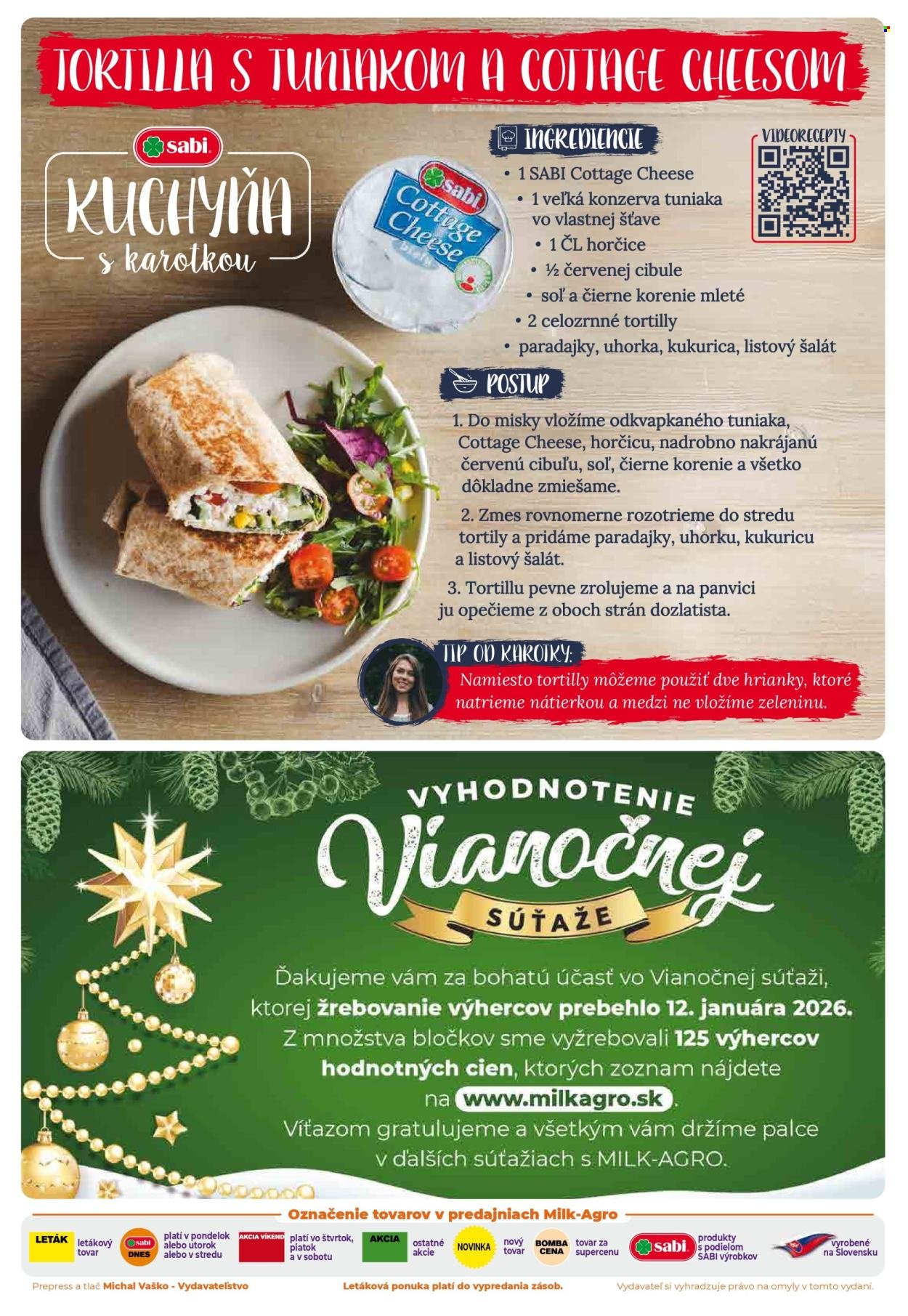 MILK AGRO leták - Od stredy 21.1.2026 (2026-01-21 - 2026-02-03) | 2