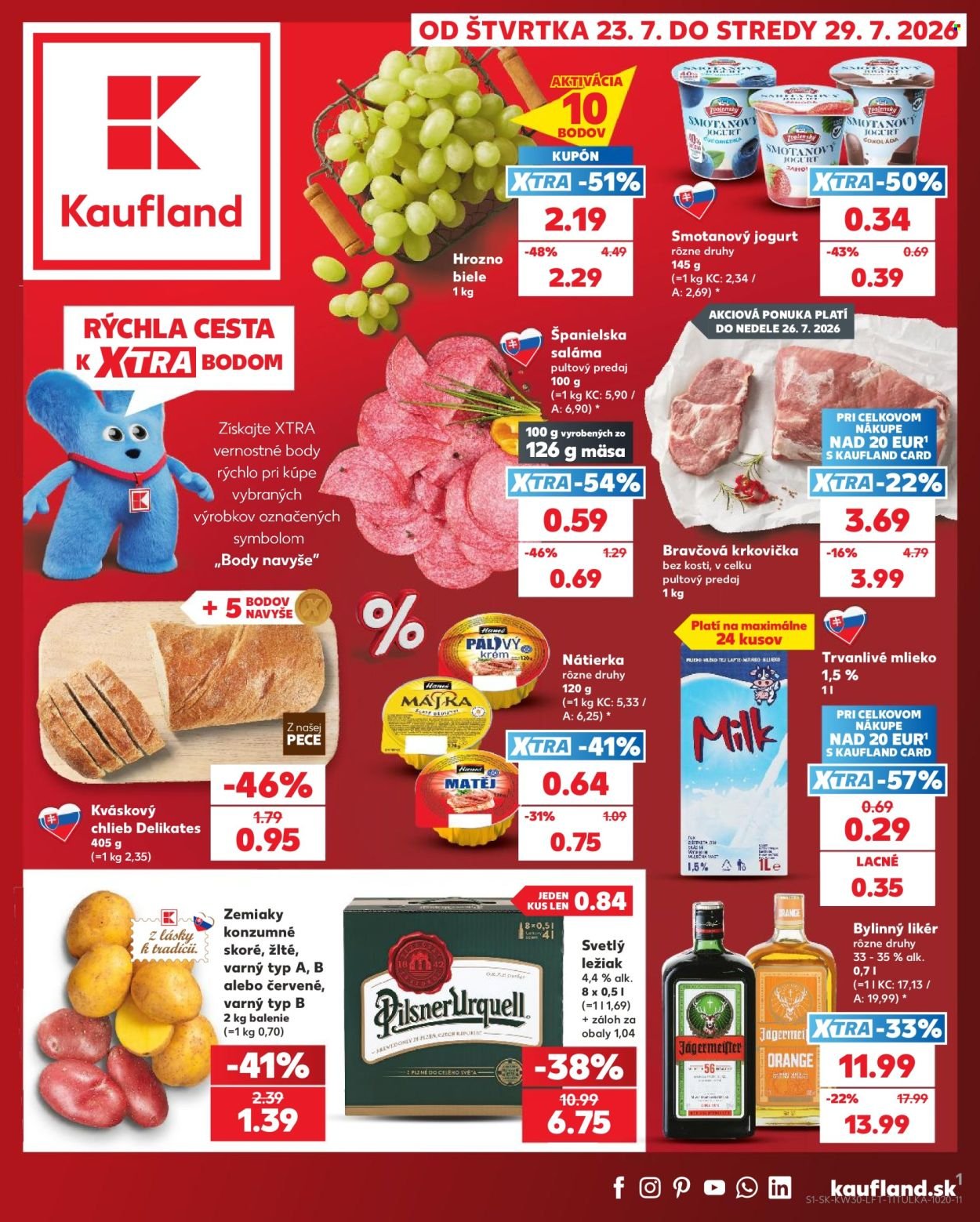 KAUFLAND leták - Od štvrtka 23.7.2026