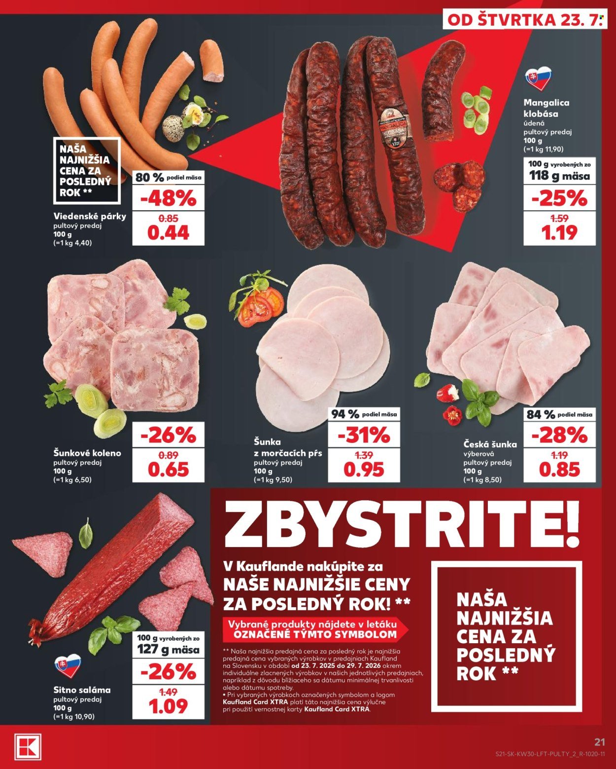KAUFLAND leták - Od štvrtka 23.7.2026
