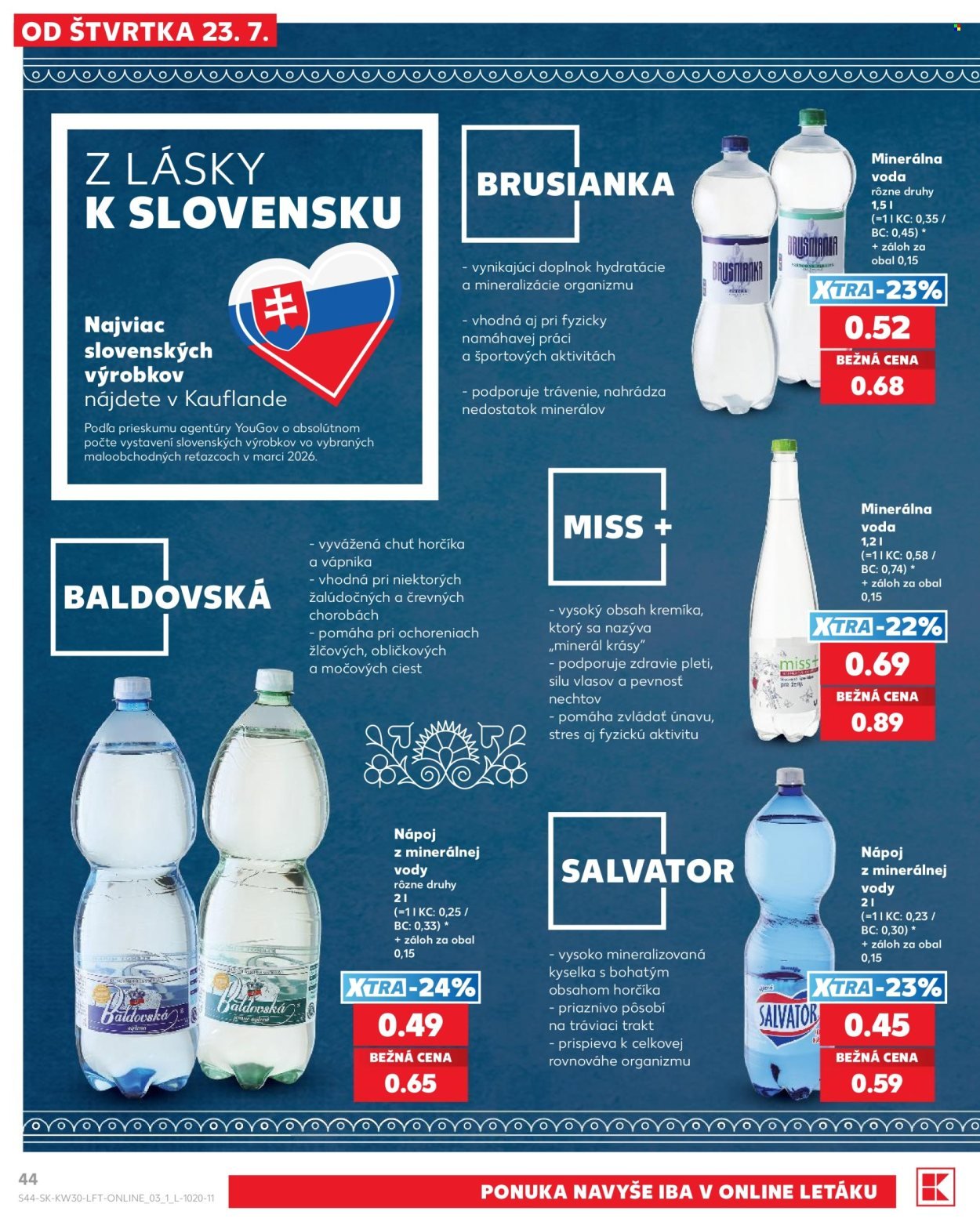 KAUFLAND leták - Od štvrtka 23.7.2026