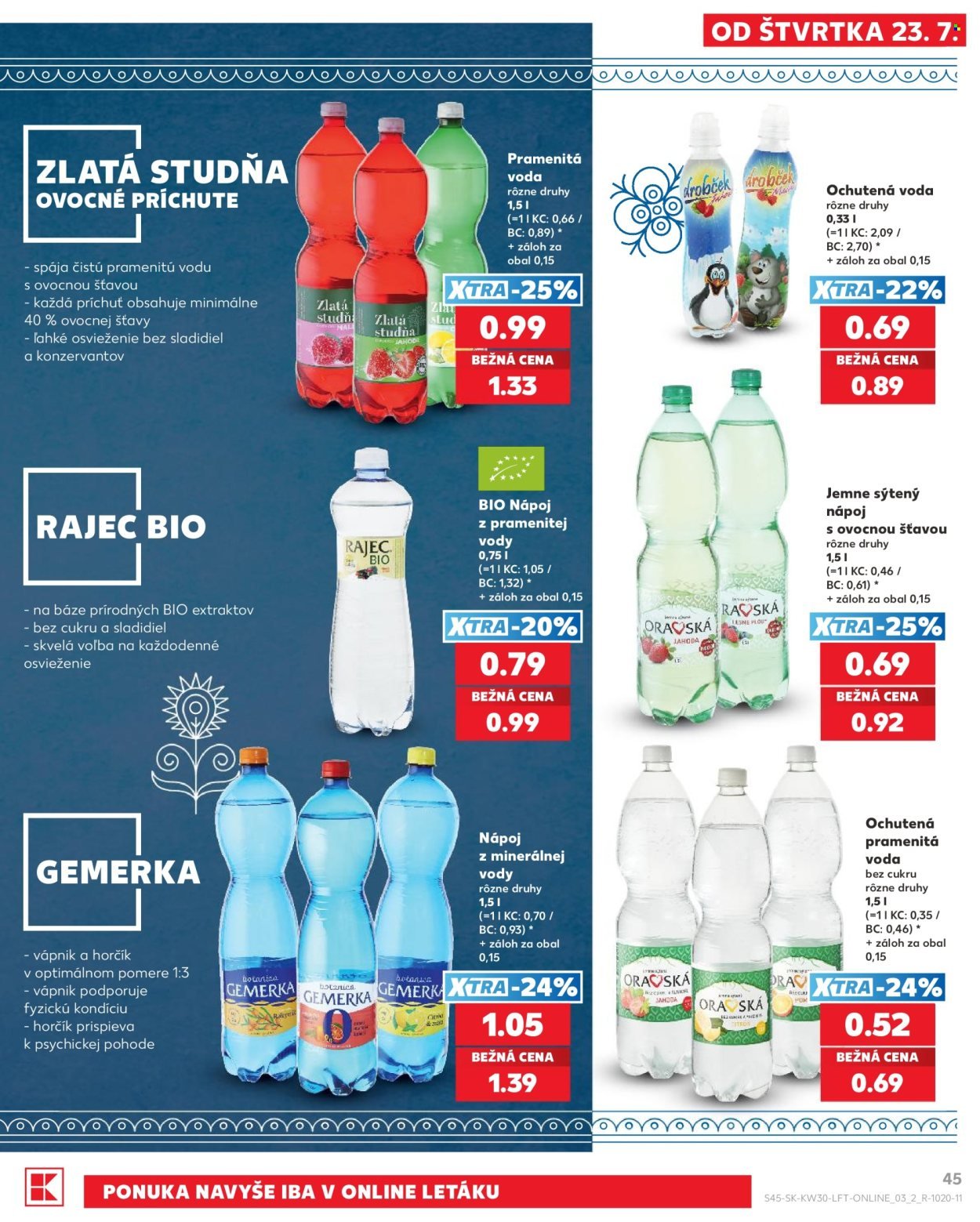 KAUFLAND leták - Od štvrtka 23.7.2026