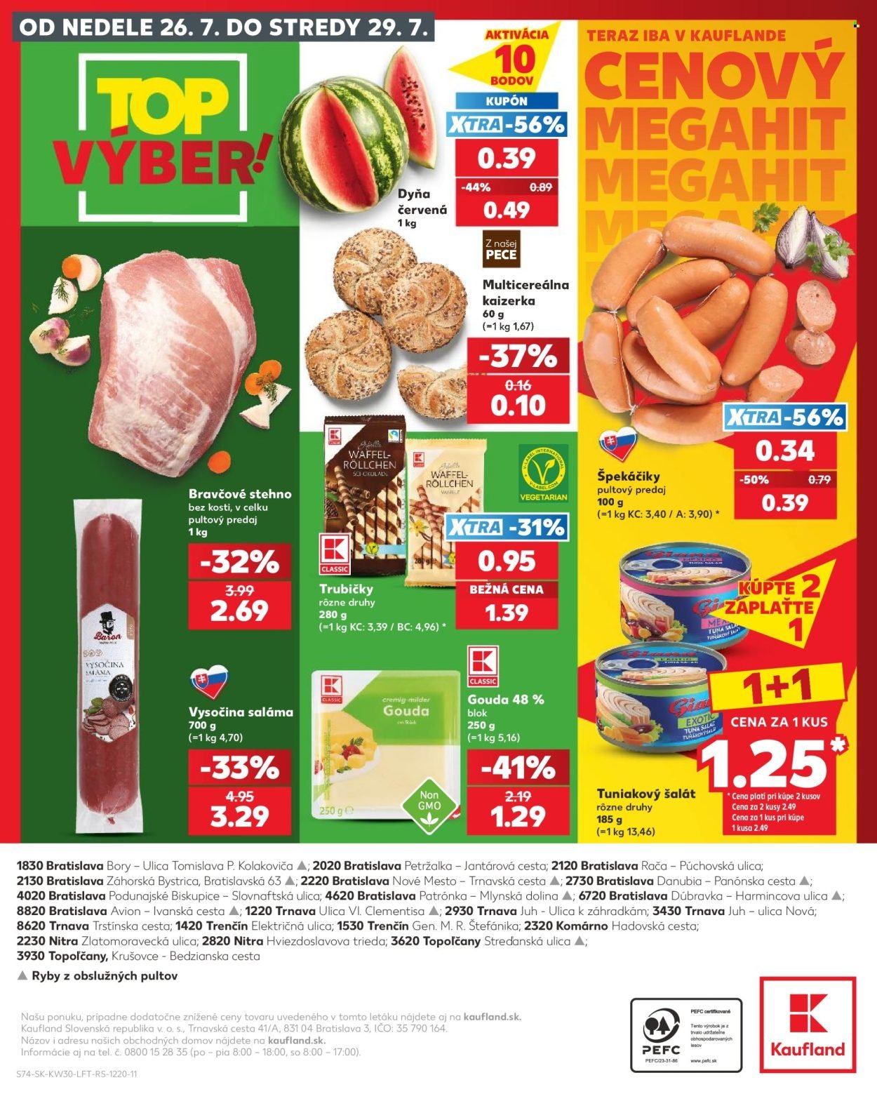 KAUFLAND leták - Od štvrtka 23.7.2026