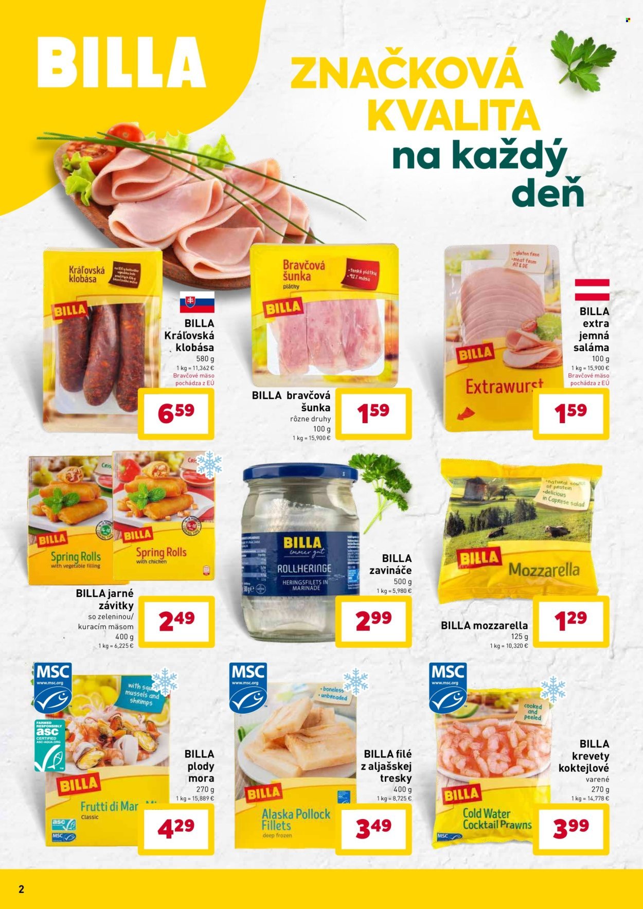 BILLA leták - Naše značky katalóg (2026-01-28 - 2026-02-24) | 2