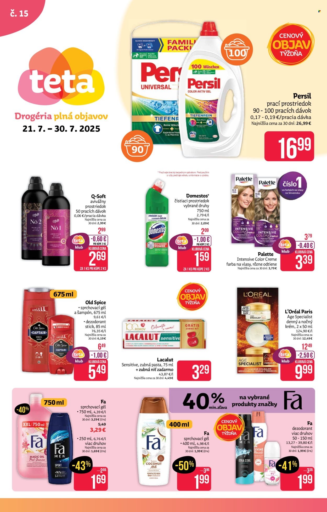 TETA DROGERIE leták - Od pondelka 21.7.2025 (2025-07-21 - 2025-07-30) | 1