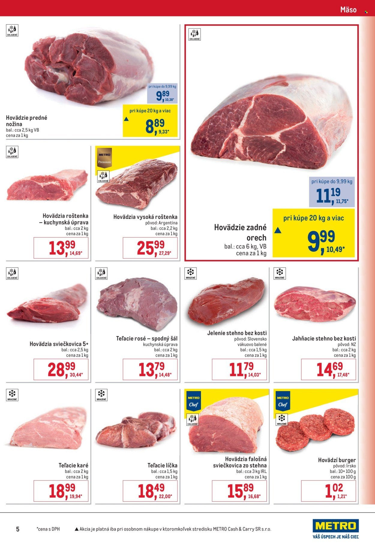 METRO leták - Gastronómia - Čerstvé potraviny (2026-01-14 - 2026-01-27) | 5