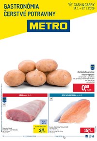 METRO leták - Gastronómia - Čerstvé potraviny (2026-01-14 - 2026-01-27)