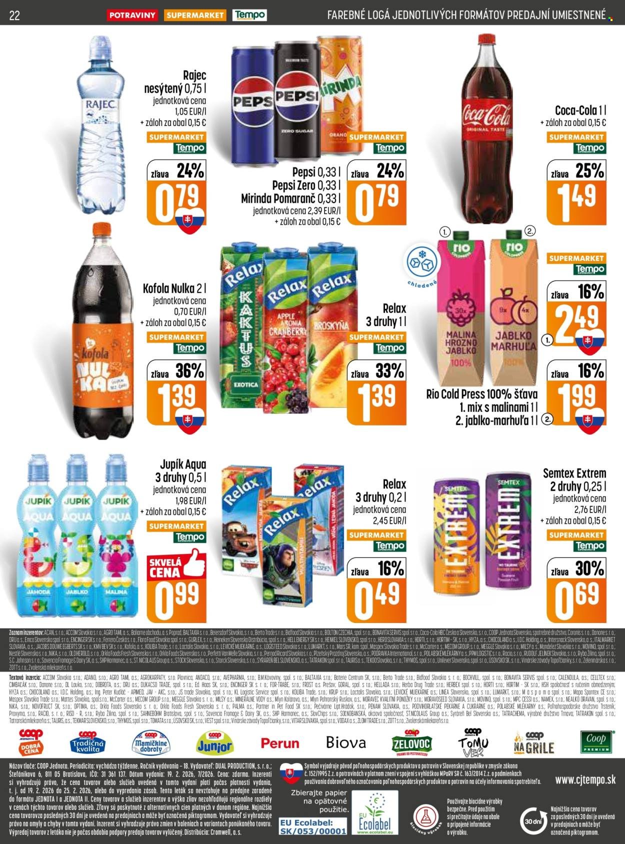 COOP JEDNOTA leták - Od štvrtka 19.2.2026 (2026-02-19 - 2026-02-25) | 22