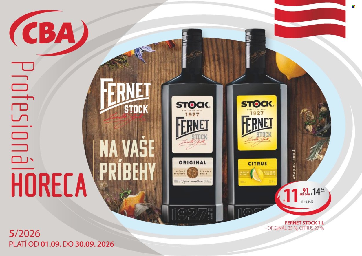 CBA KOMFOS leták - Horeca & Gastro - VEĽKOOBCHOD