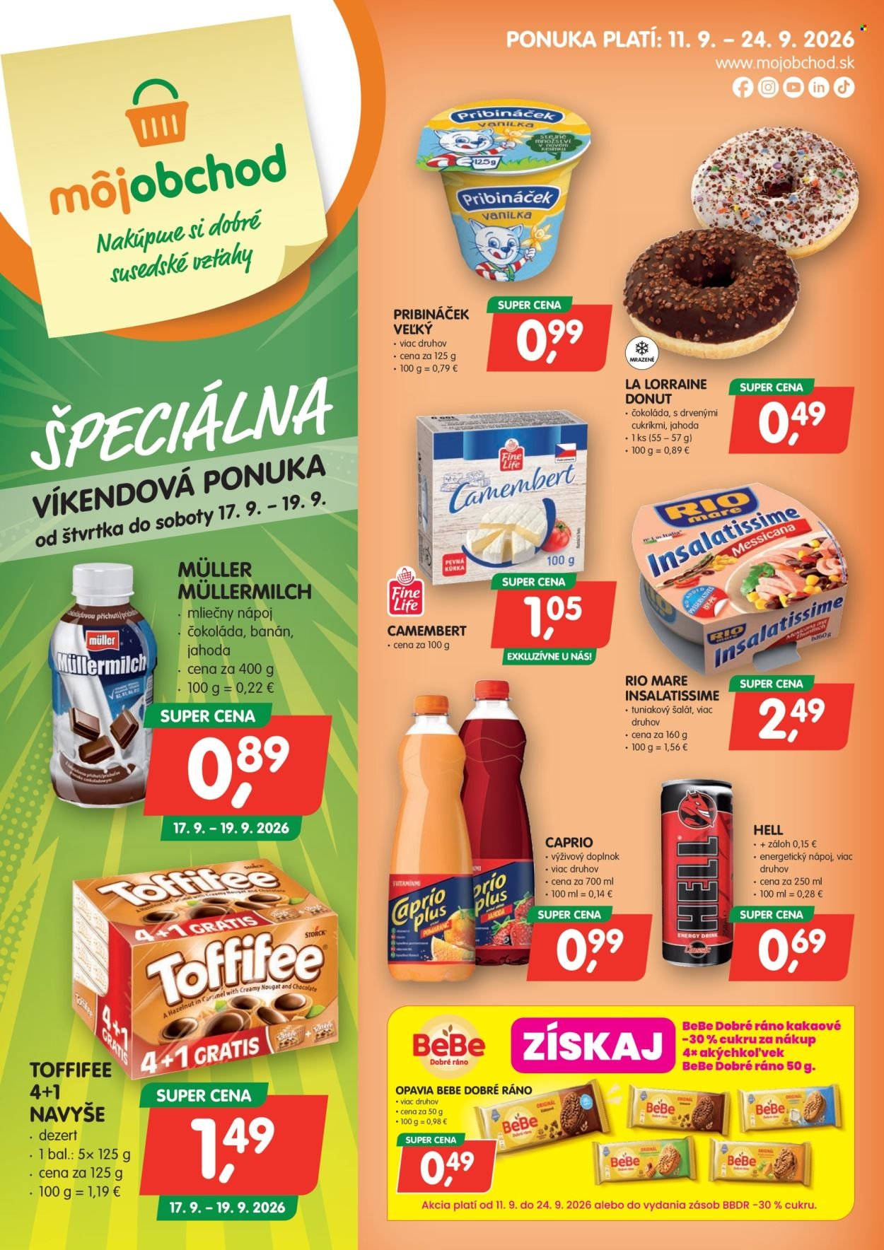 MÔJ OBCHOD leták - Od piatka 11.9.2026