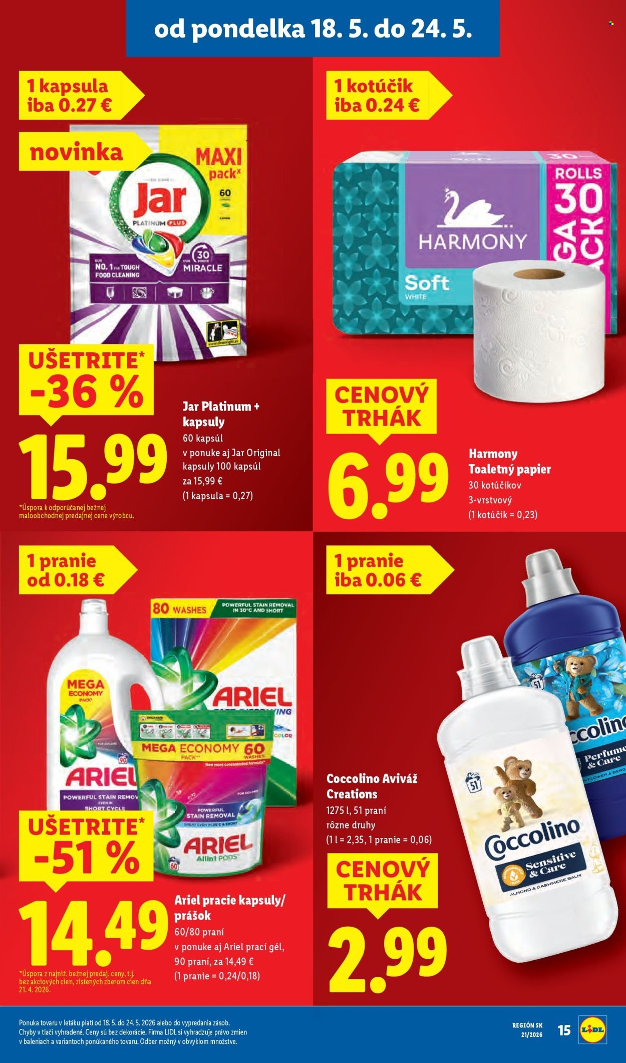 LIDL leták - Od pondelka 18.5.2026 (2026-05-18 - 2026-05-24) | 19