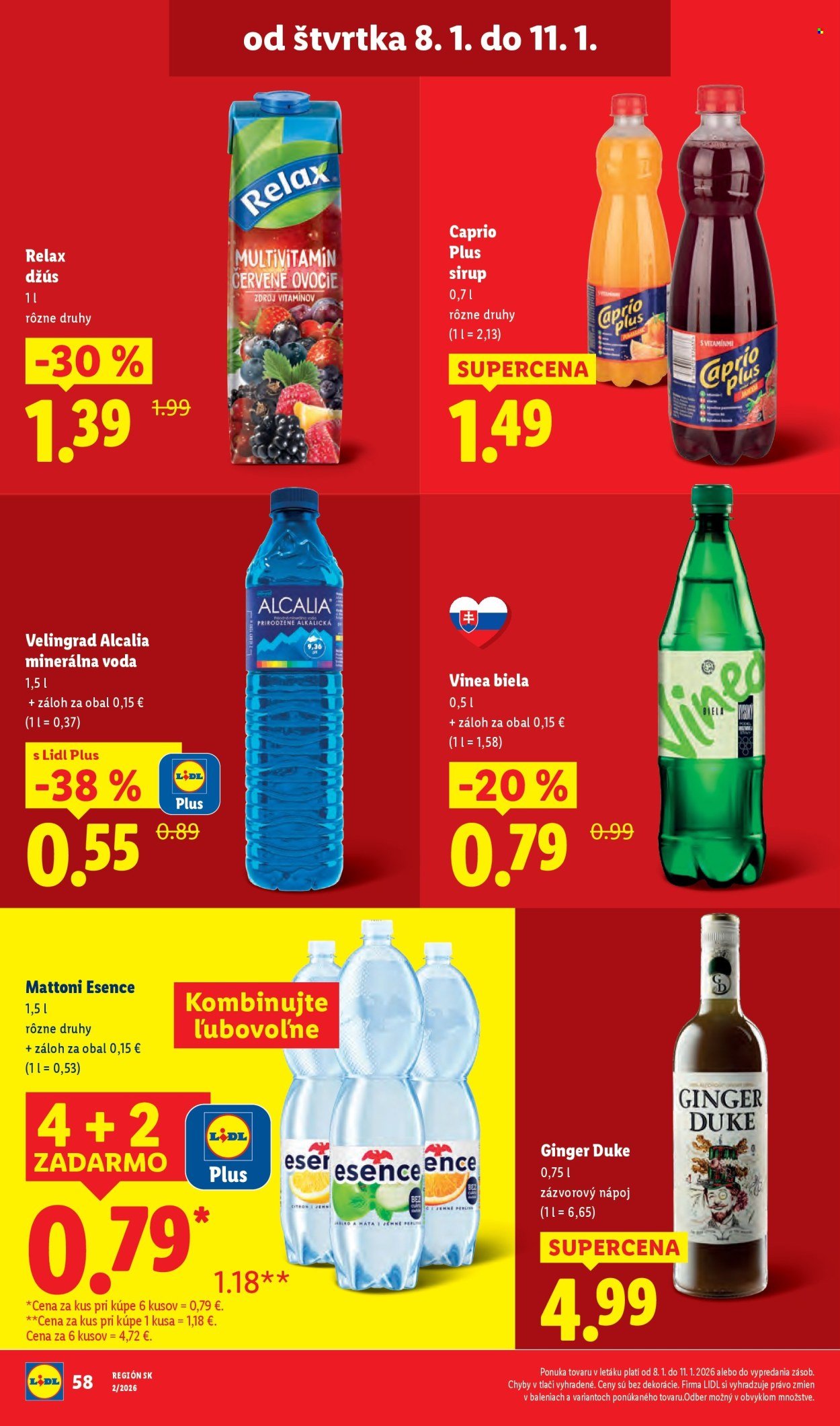 LIDL leták - Od štvrtka 8.1.2026 (2026-01-08 - 2026-01-11) | 18