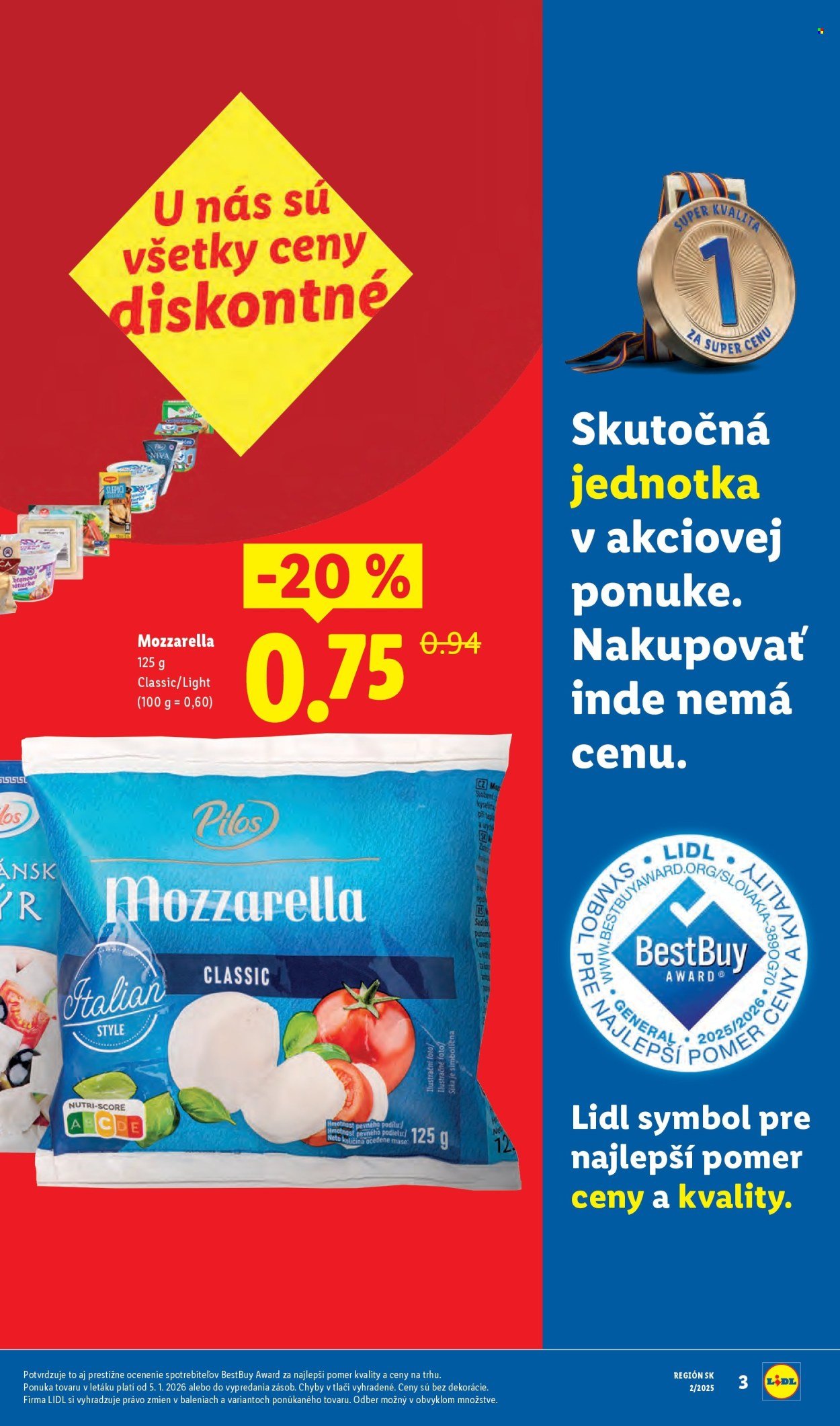 LIDL leták - Od štvrtka 8.1.2026 (2026-01-08 - 2026-01-11) | 3