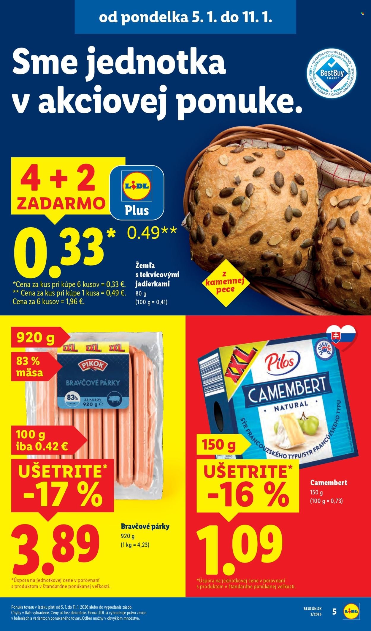 LIDL leták - Od štvrtka 8.1.2026 (2026-01-08 - 2026-01-11) | 39