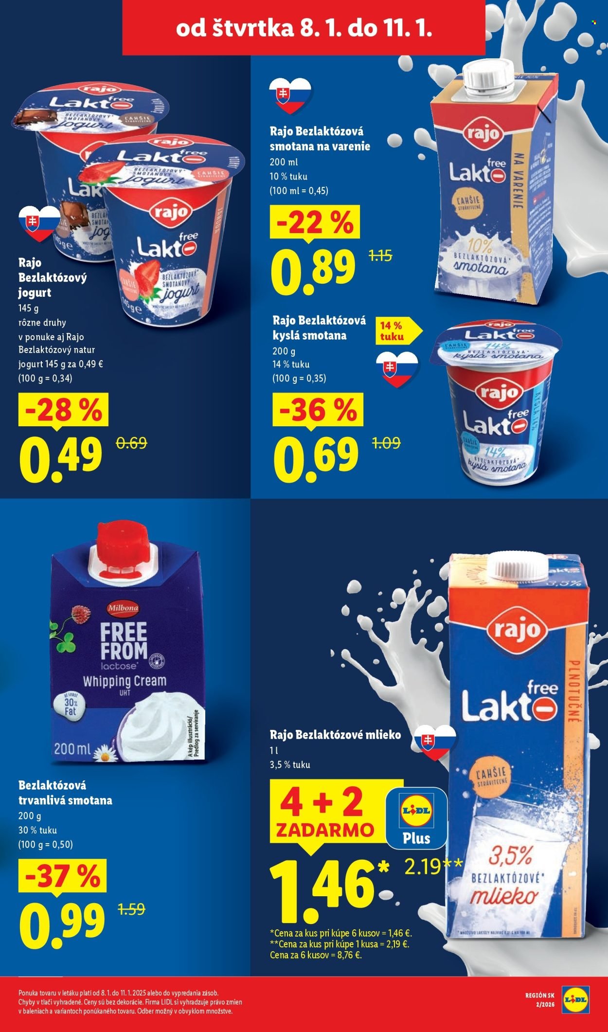LIDL leták - Od štvrtka 8.1.2026 (2026-01-08 - 2026-01-11) | 8