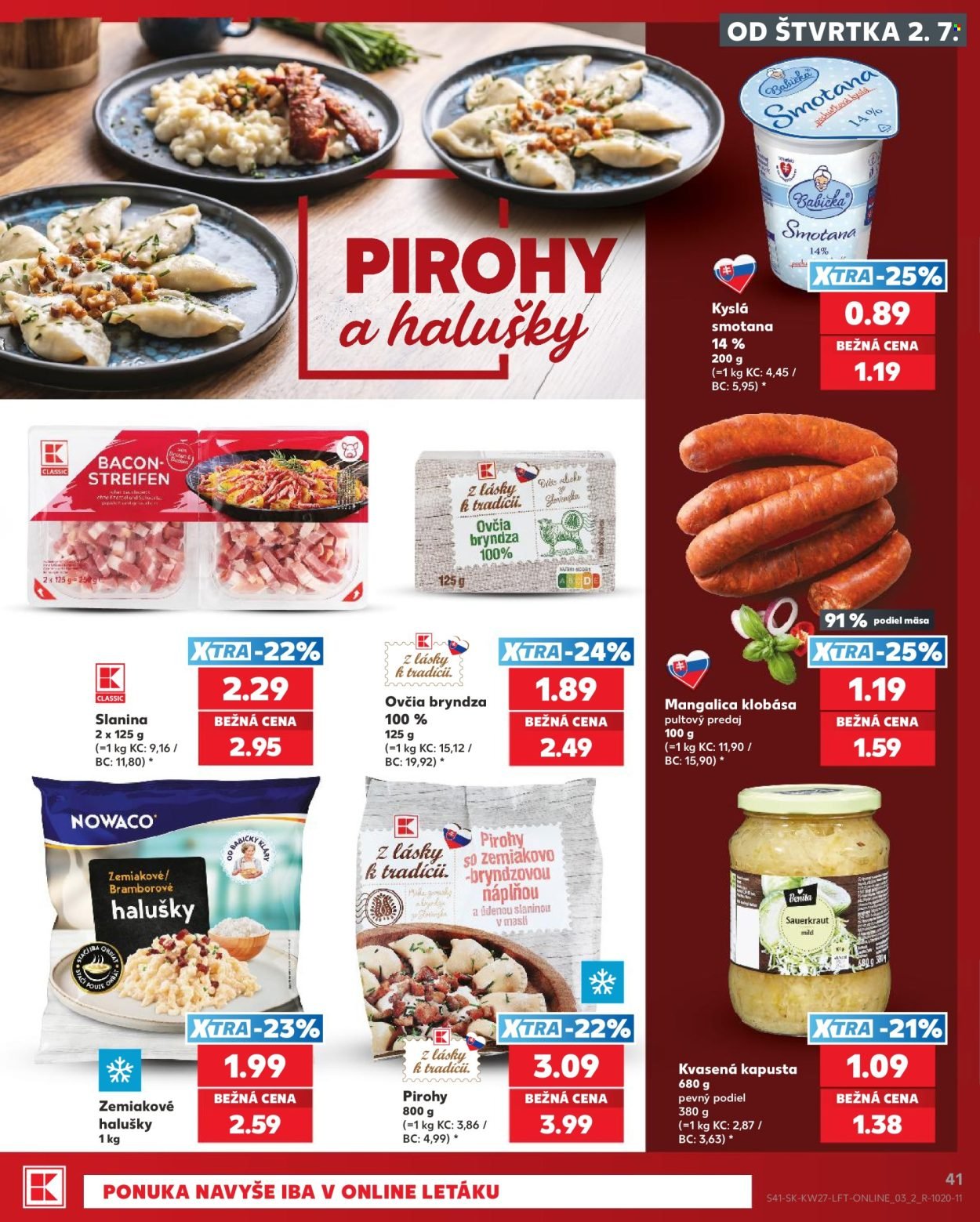 KAUFLAND leták - Od štvrtka 2.7.2026