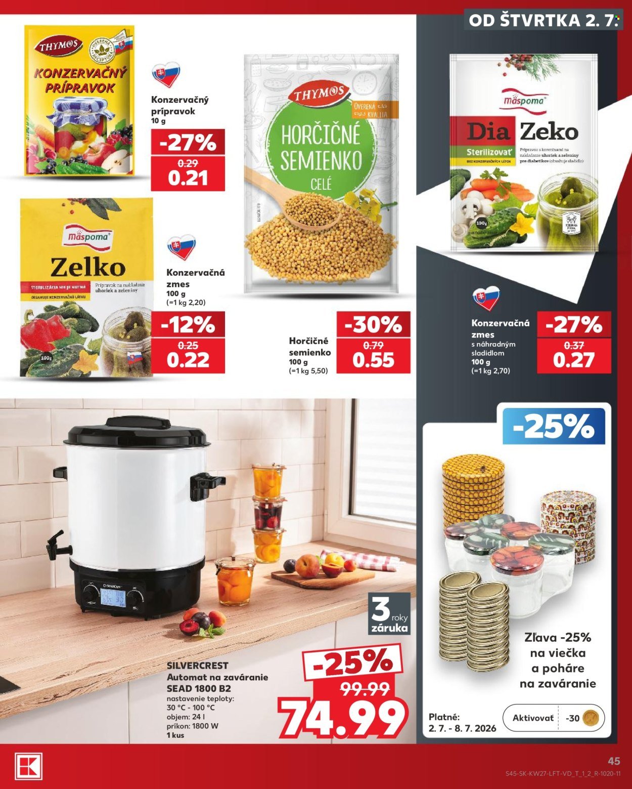 KAUFLAND leták - Od štvrtka 2.7.2026