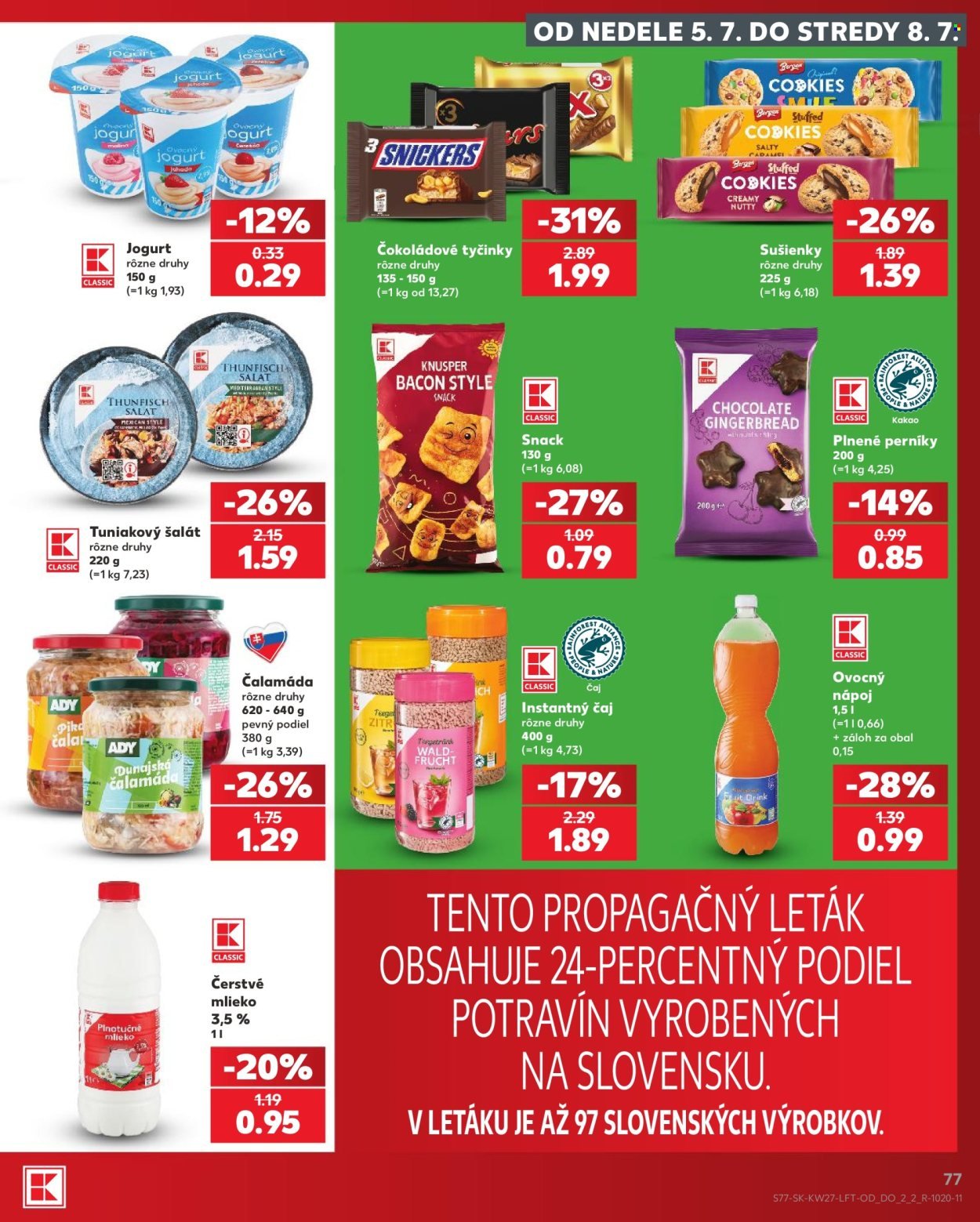 KAUFLAND leták - Od štvrtka 2.7.2026