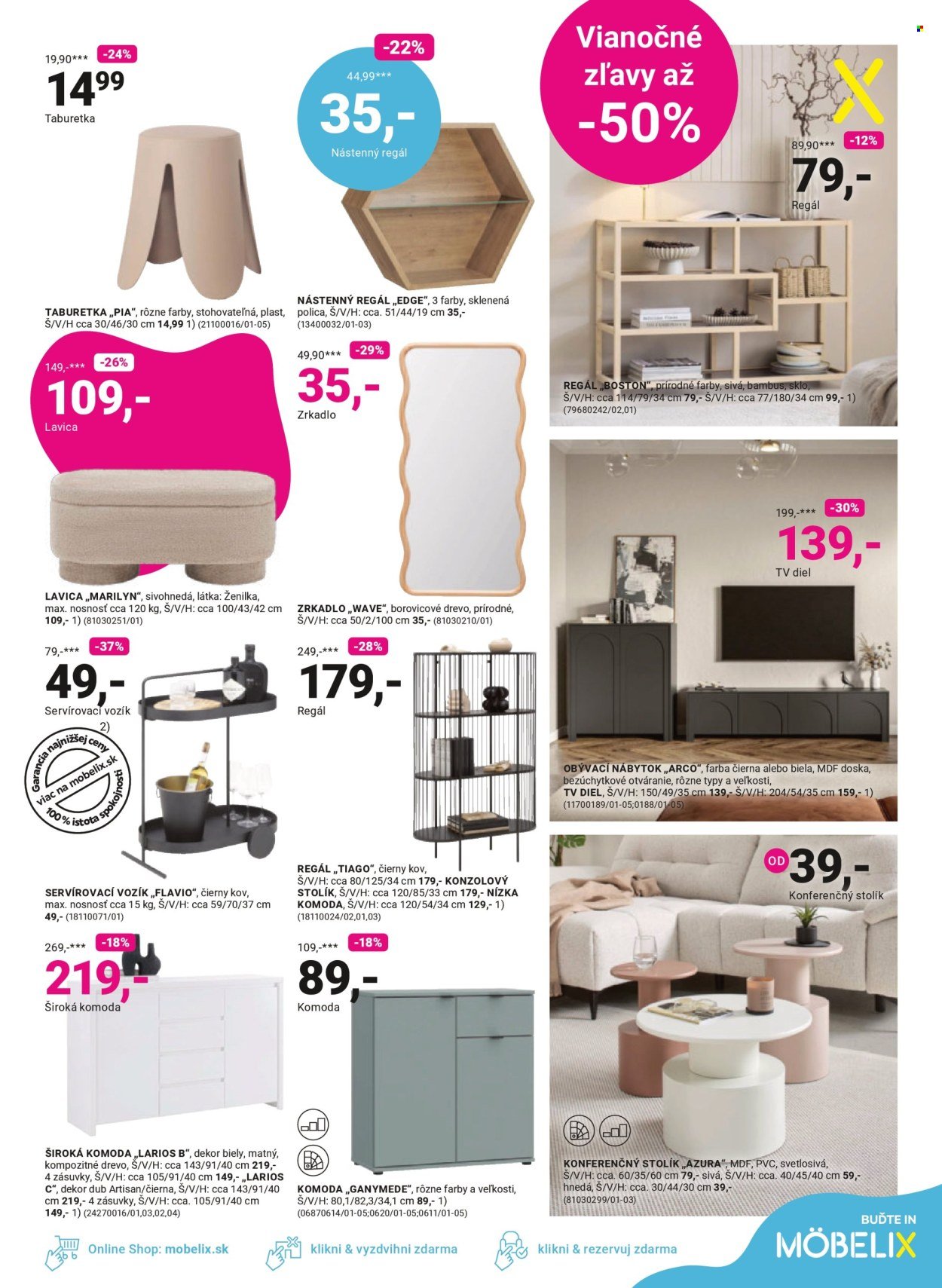 MÖBELIX leták - Vianočné zľavy -30% na 1 produkt (2025-12-08 - 2025-12-28) | 11