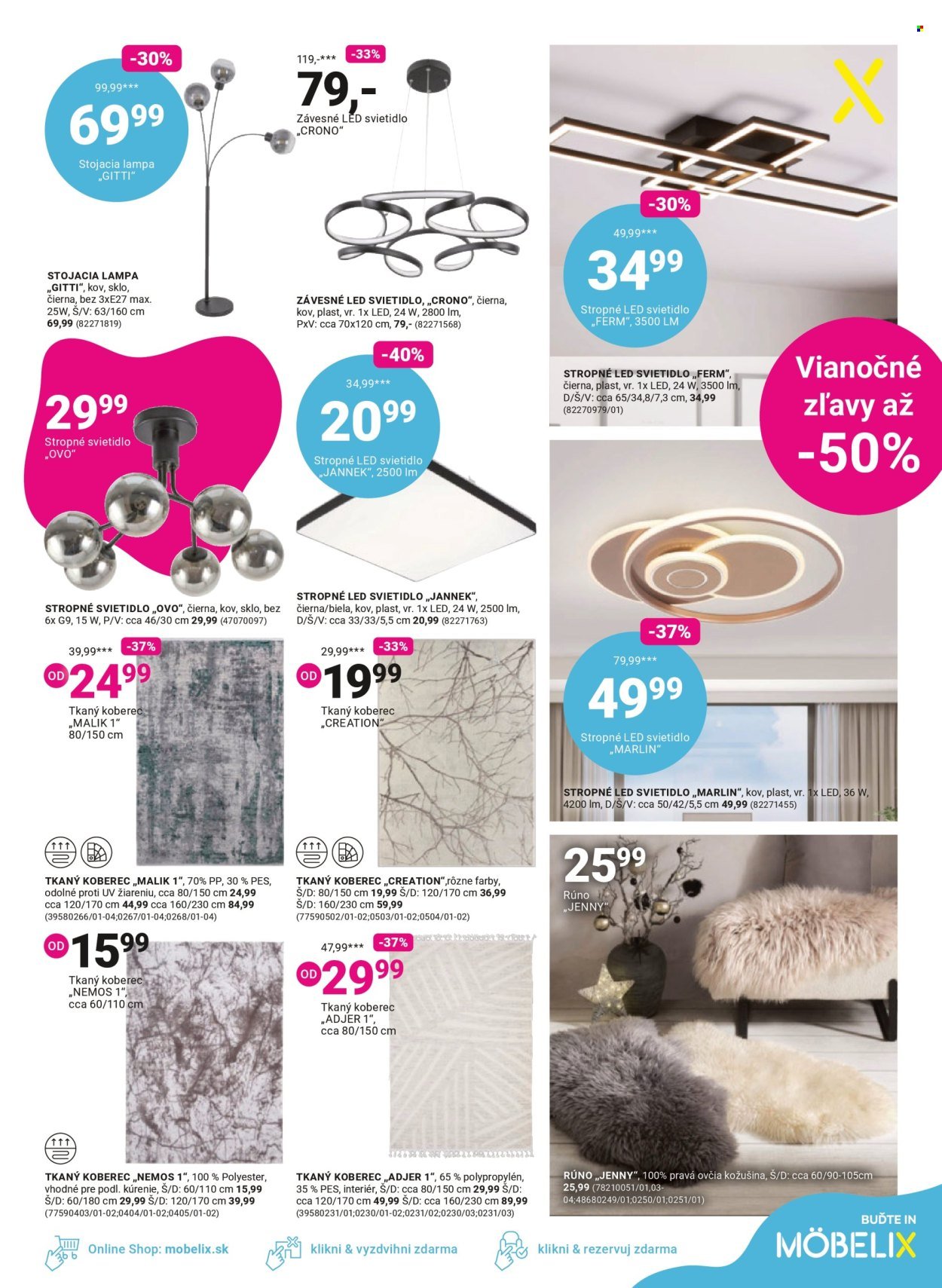 MÖBELIX leták - Vianočné zľavy -30% na 1 produkt (2025-12-08 - 2025-12-28) | 3