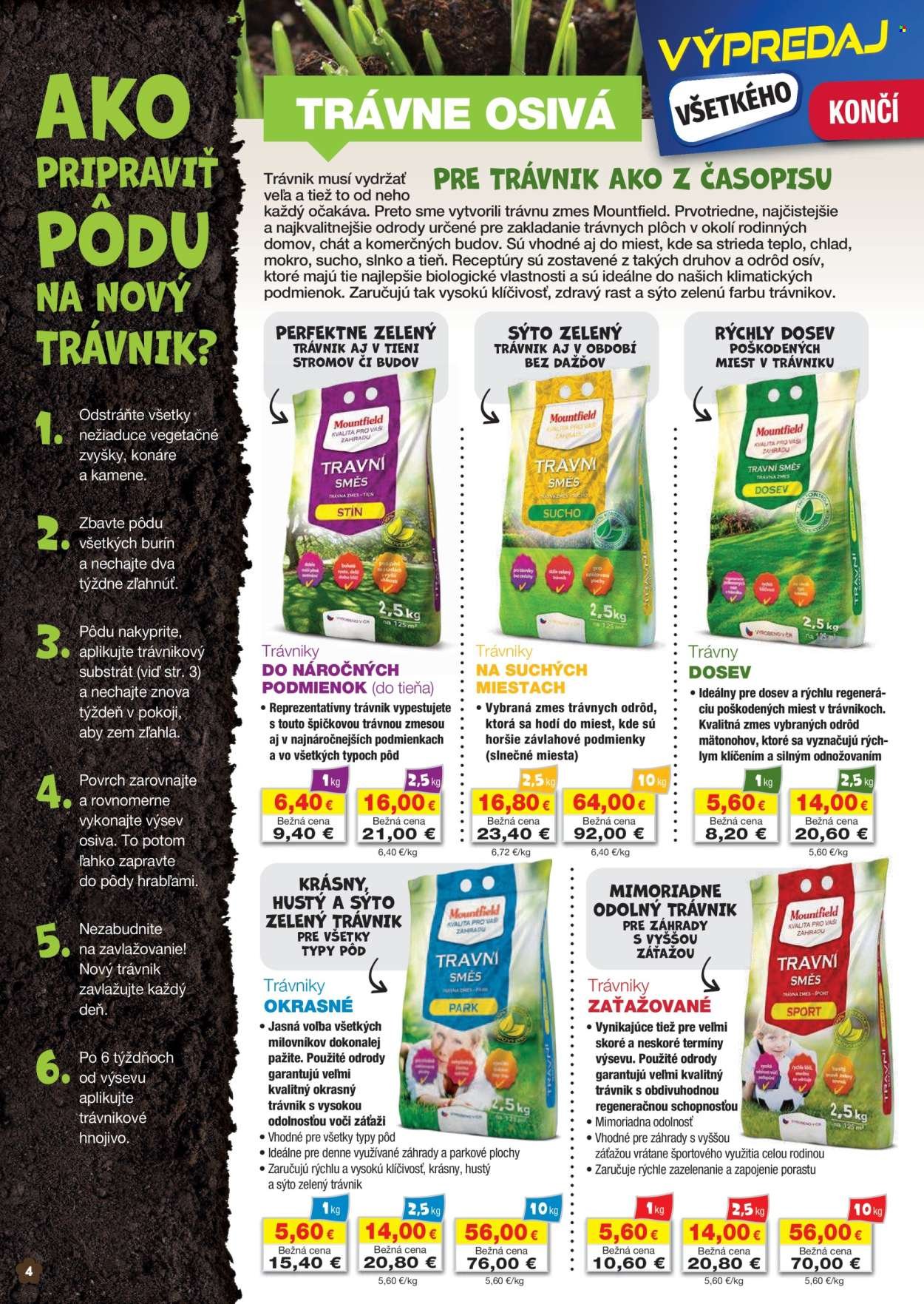 MOUNTFIELD leták - Katalóg pestovateľských potrieb (2026-02-17 - 2026-02-28) | 4