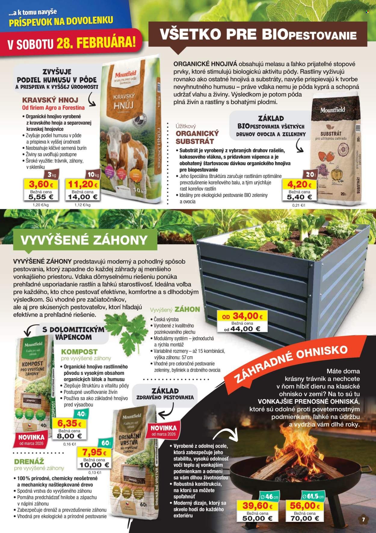 MOUNTFIELD leták - Katalóg pestovateľských potrieb (2026-02-17 - 2026-02-28) | 7