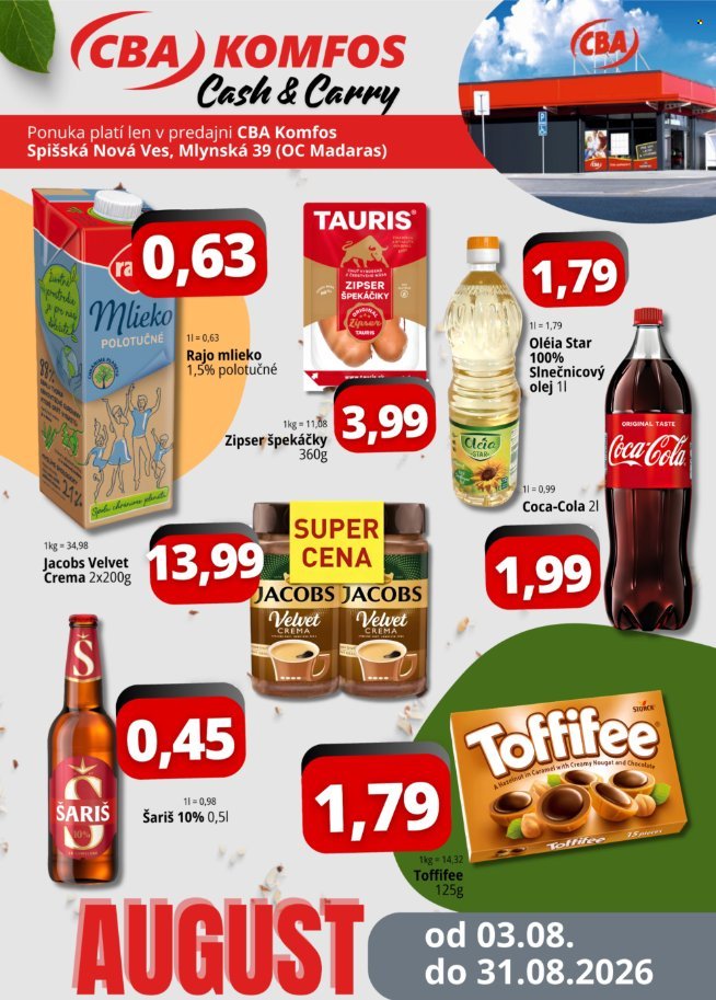 CBA KOMFOS leták - Super ceny Cash&Carry - Spišská Nová Ves