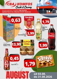 CBA KOMFOS leták - Super ceny Cash&Carry - Spišská Nová Ves