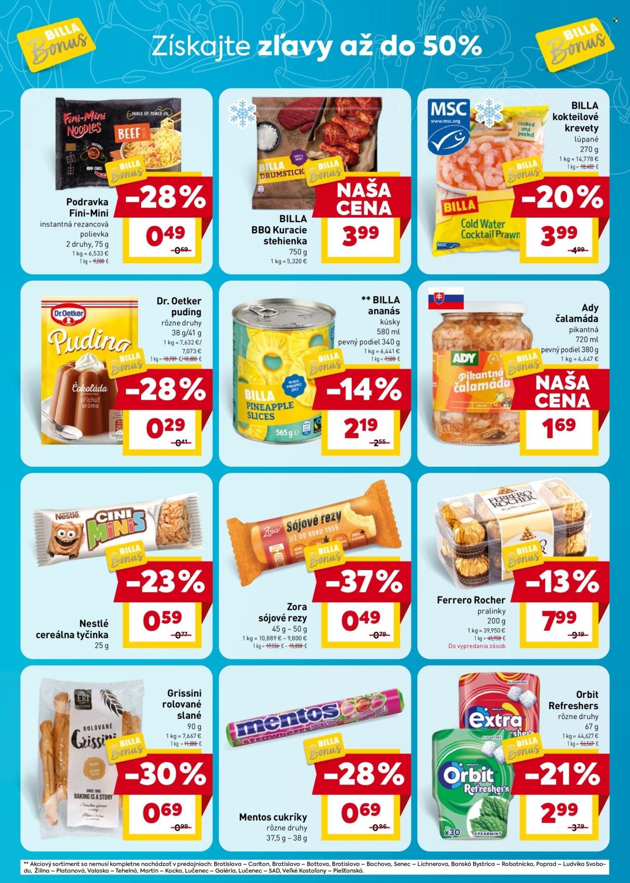 BILLA leták - Bonus leták