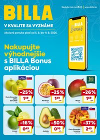 BILLA leták - Bonus leták
