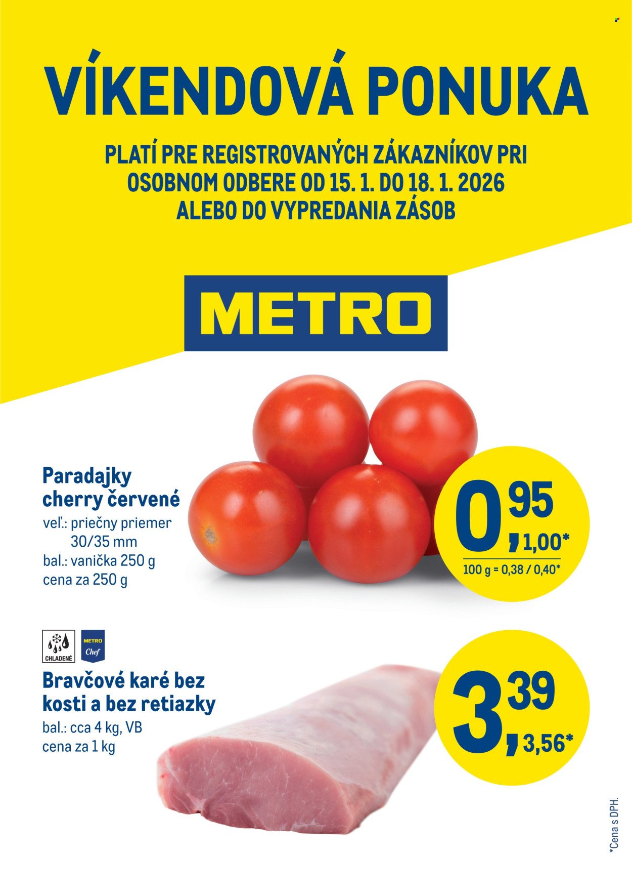 METRO leták - Víkendová ponuka (2026-01-15 - 2026-01-18) | 1