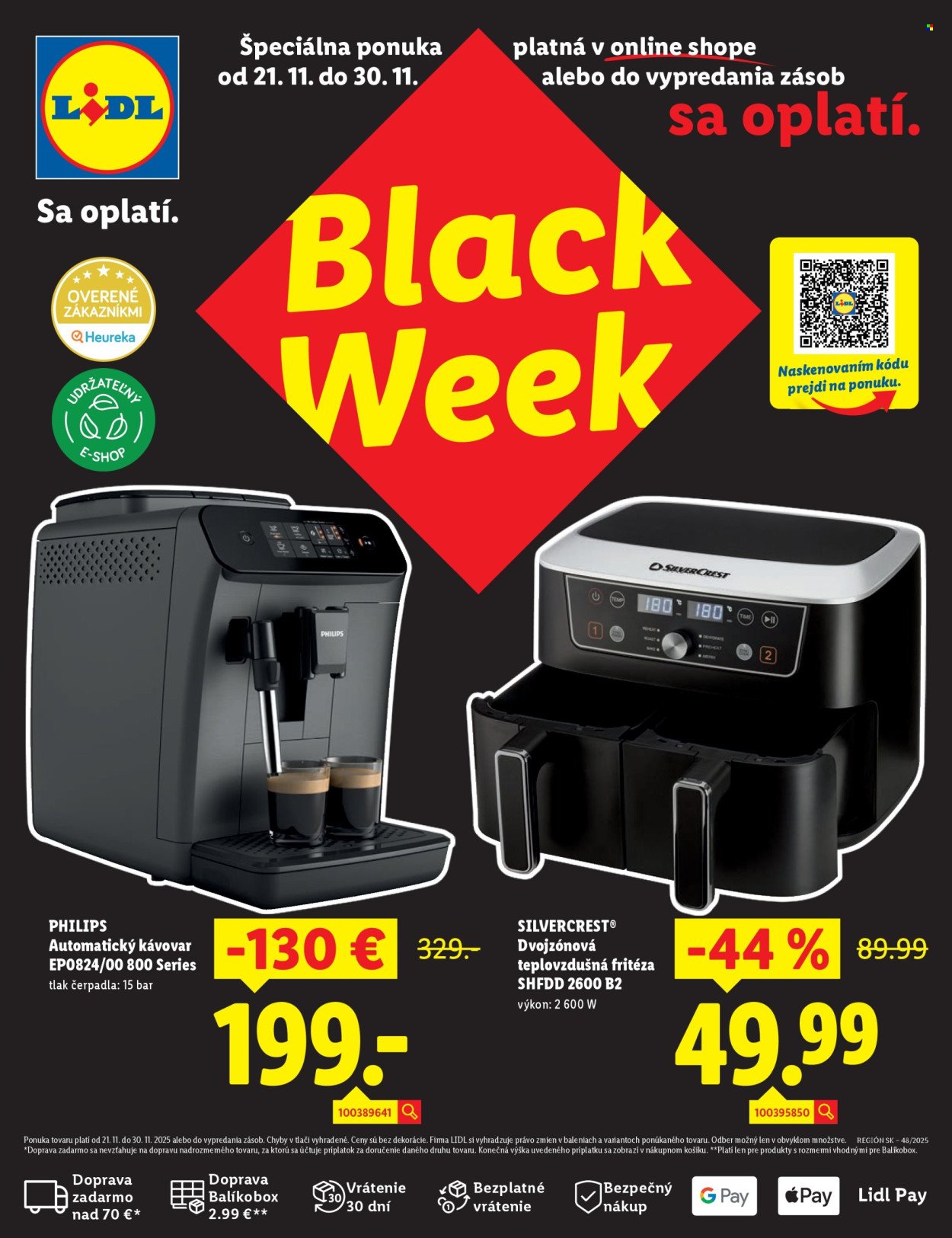 LIDL leták - Od piatka 21.11.2025 (2025-11-21 - 2025-11-30) | 1