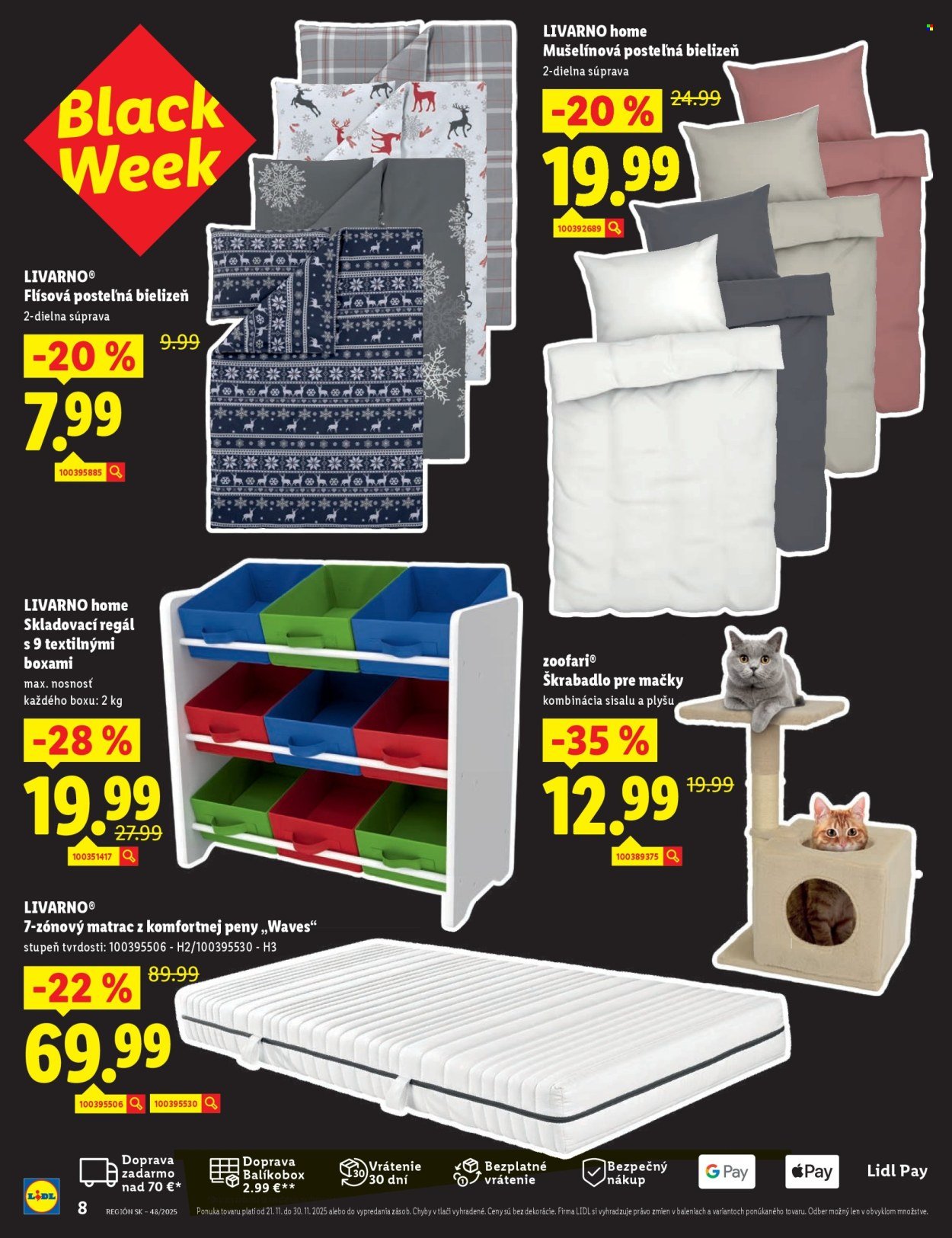 LIDL leták - Od piatka 21.11.2025 (2025-11-21 - 2025-11-30) | 8