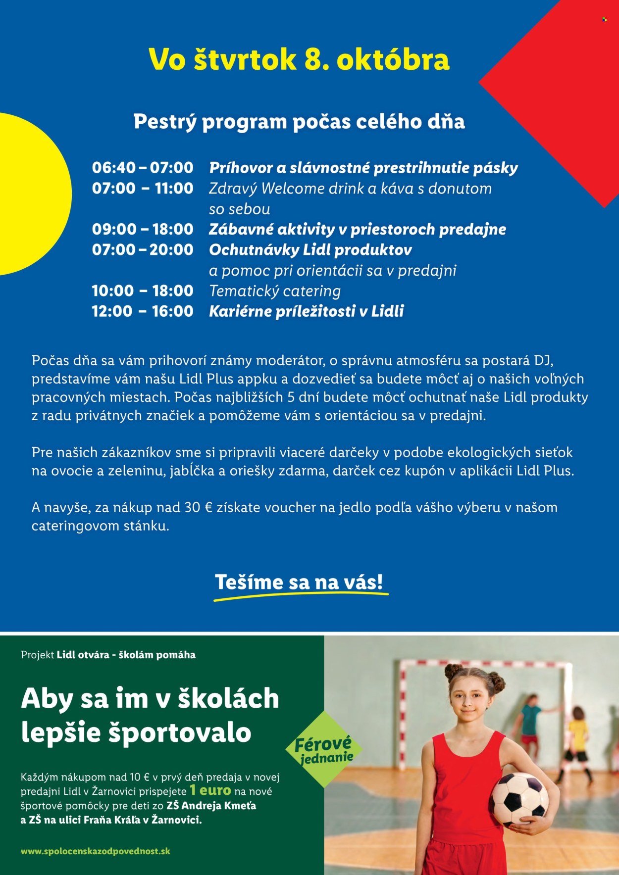 LIDL leták - Nová predajňa Žarnovica