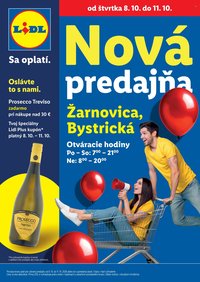 LIDL leták - Nová predajňa Žarnovica