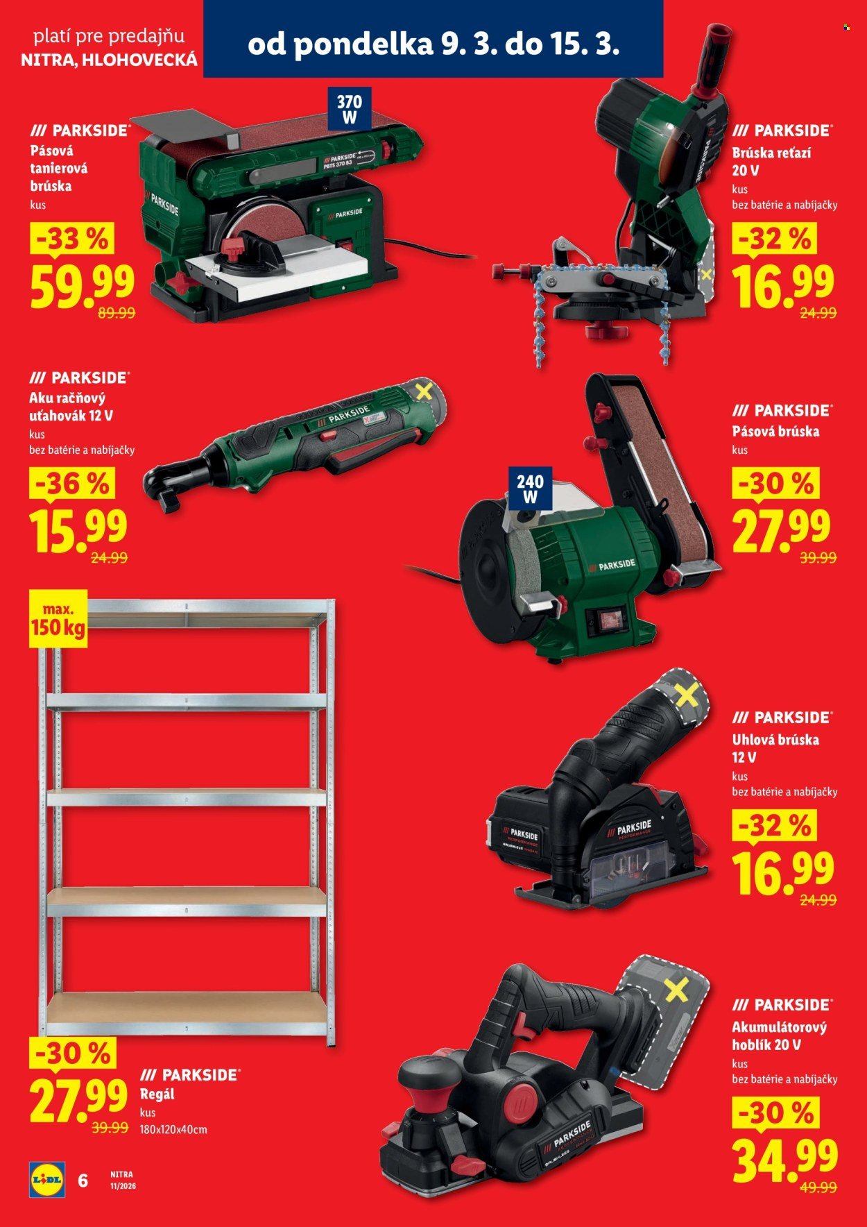 LIDL leták - Nová predajňa v Nitre (2026-03-09 - 2026-03-15) | 6