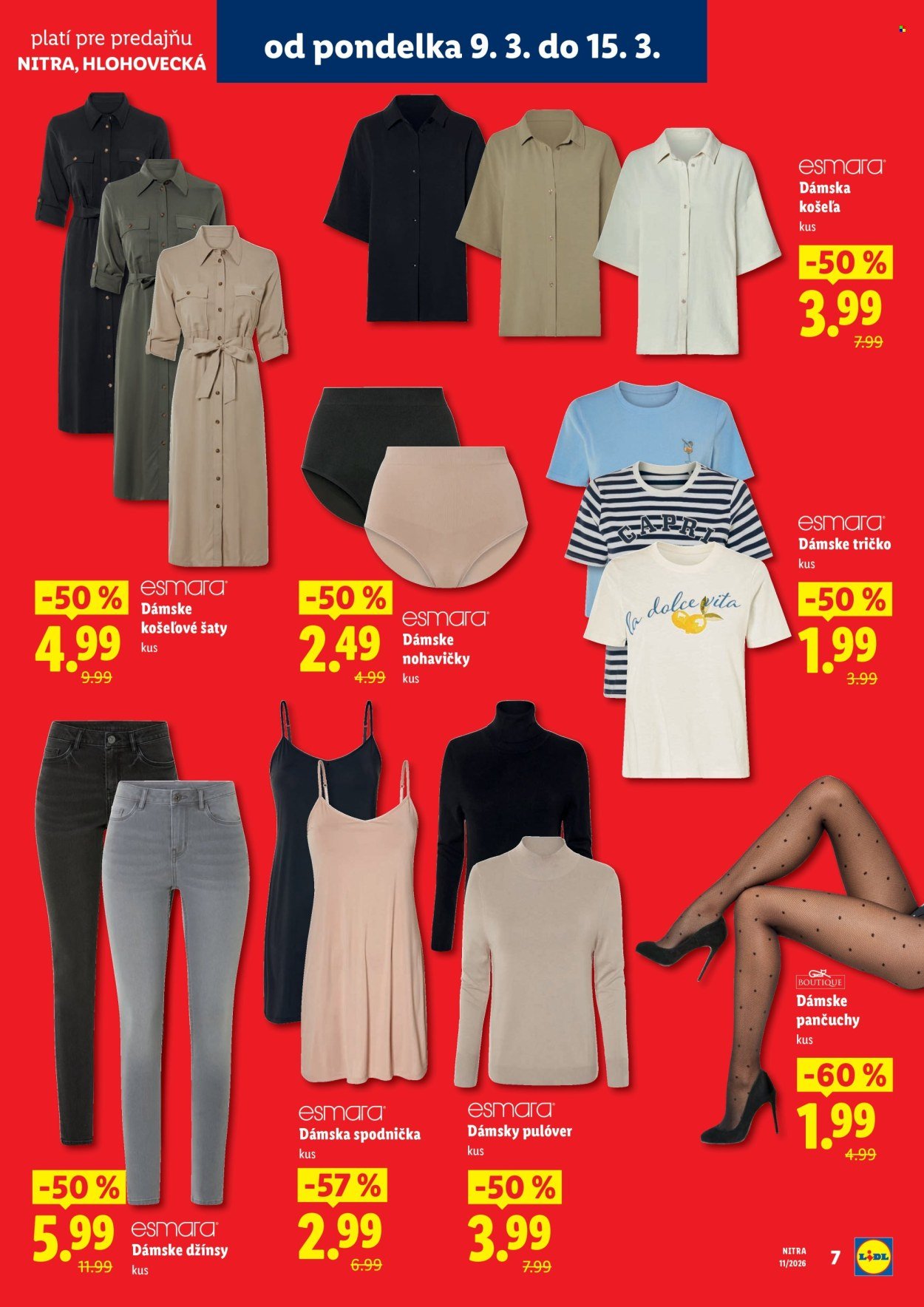 LIDL leták - Nová predajňa v Nitre (2026-03-09 - 2026-03-15) | 7