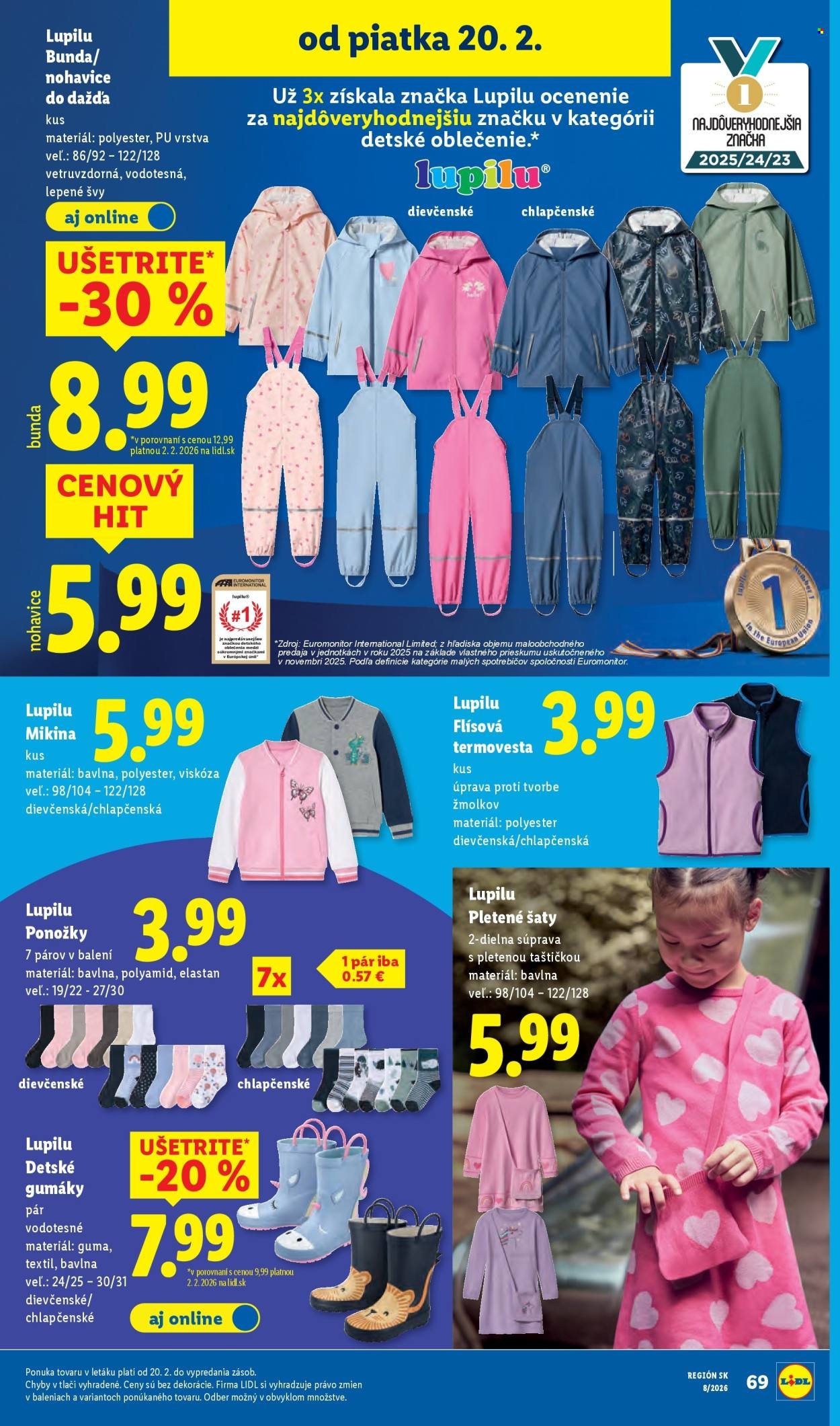 LIDL leták - Od štvrtka 19.2.2026 (2026-02-19 - 2026-02-22) | 42