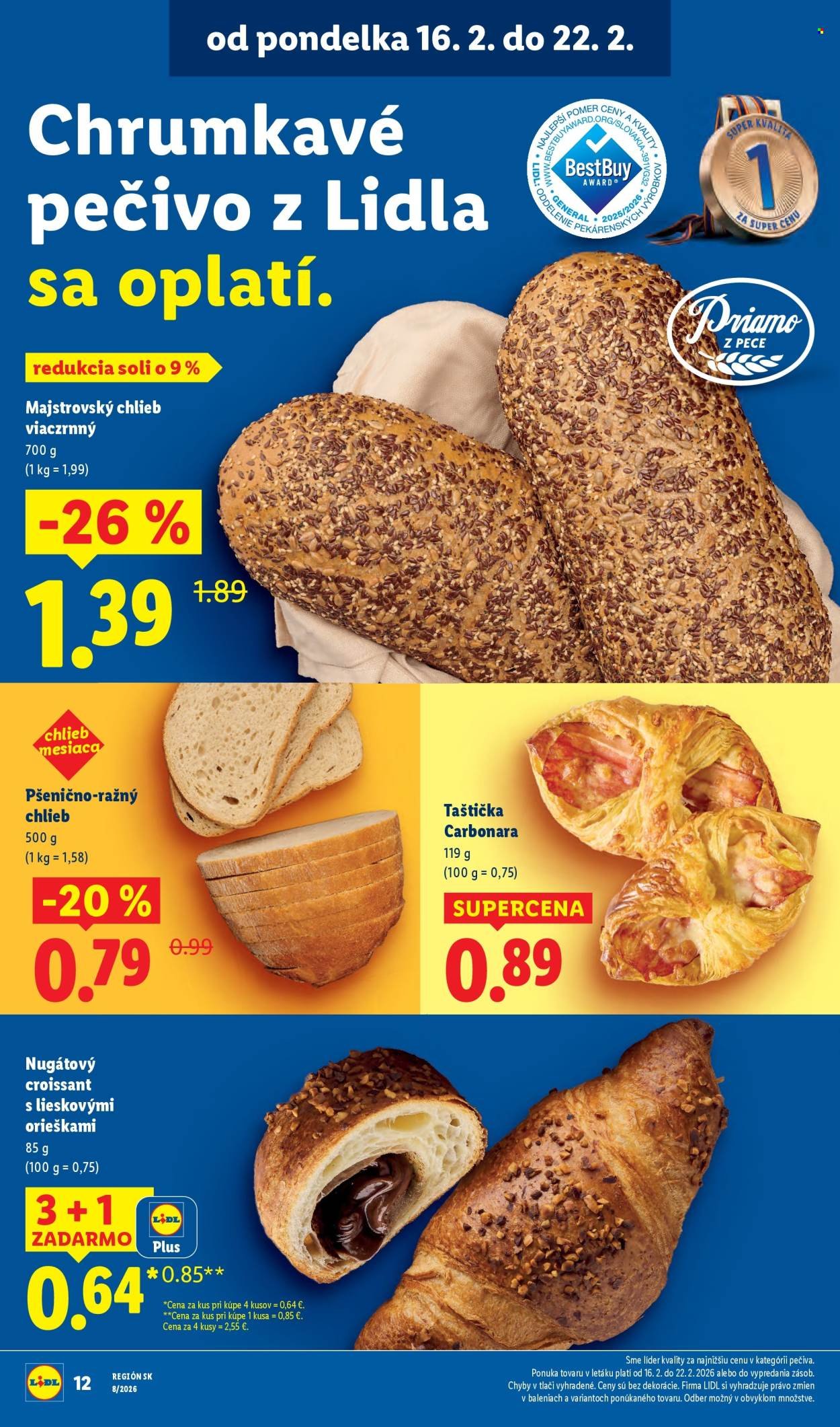 LIDL leták - Od štvrtka 19.2.2026 (2026-02-19 - 2026-02-22) | 46