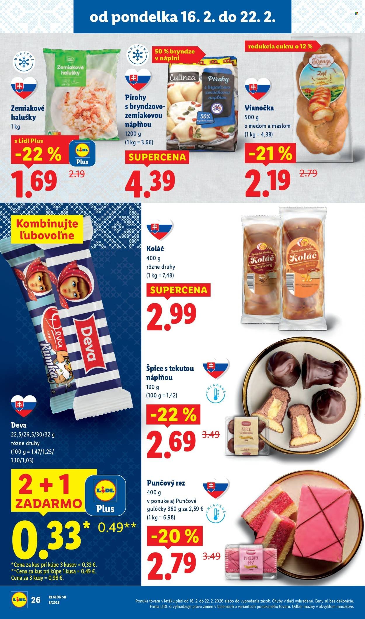 LIDL leták - Od štvrtka 19.2.2026 (2026-02-19 - 2026-02-22) | 62