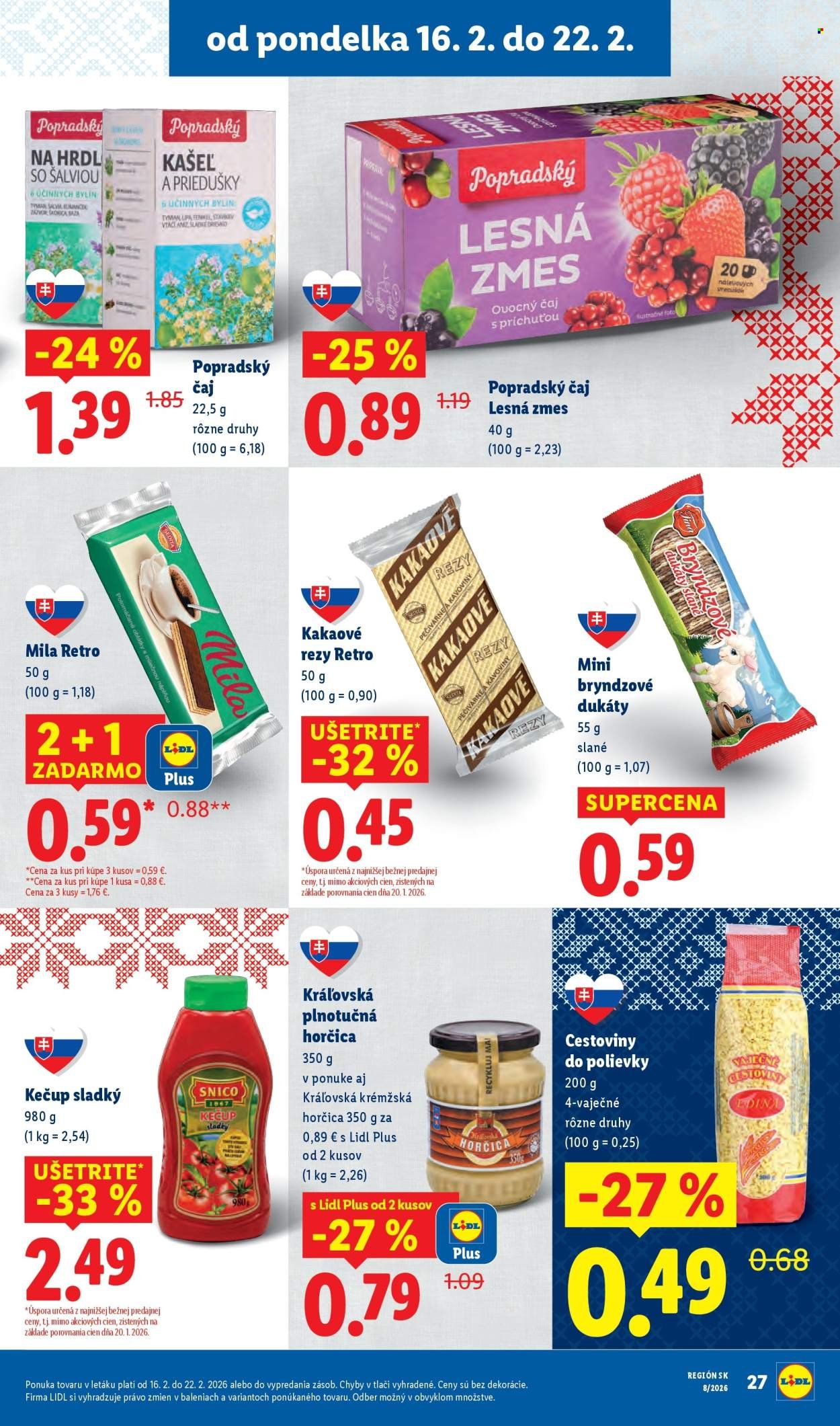 LIDL leták - Od štvrtka 19.2.2026 (2026-02-19 - 2026-02-22) | 63