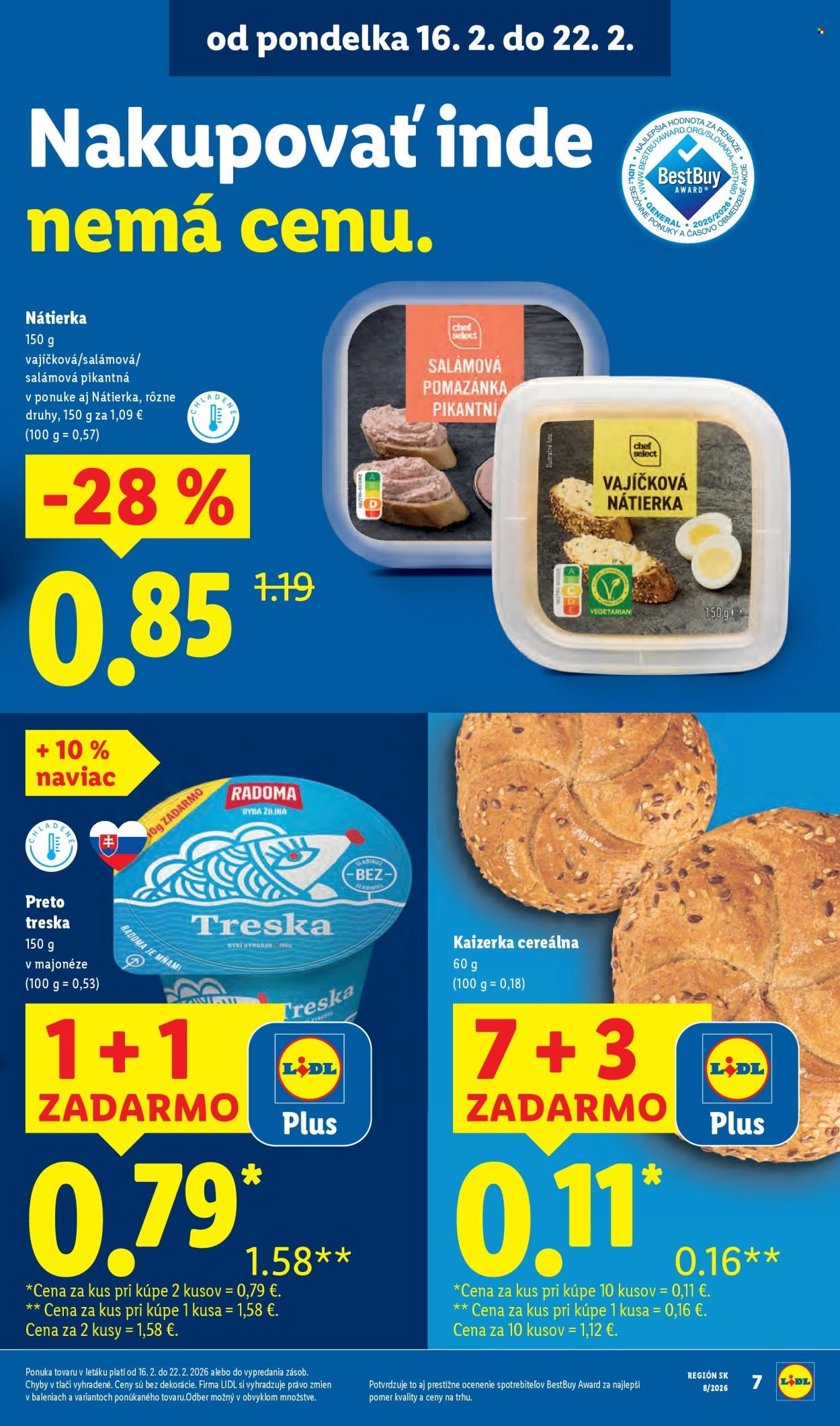 LIDL leták - Od štvrtka 19.2.2026 (2026-02-19 - 2026-02-22) | 9