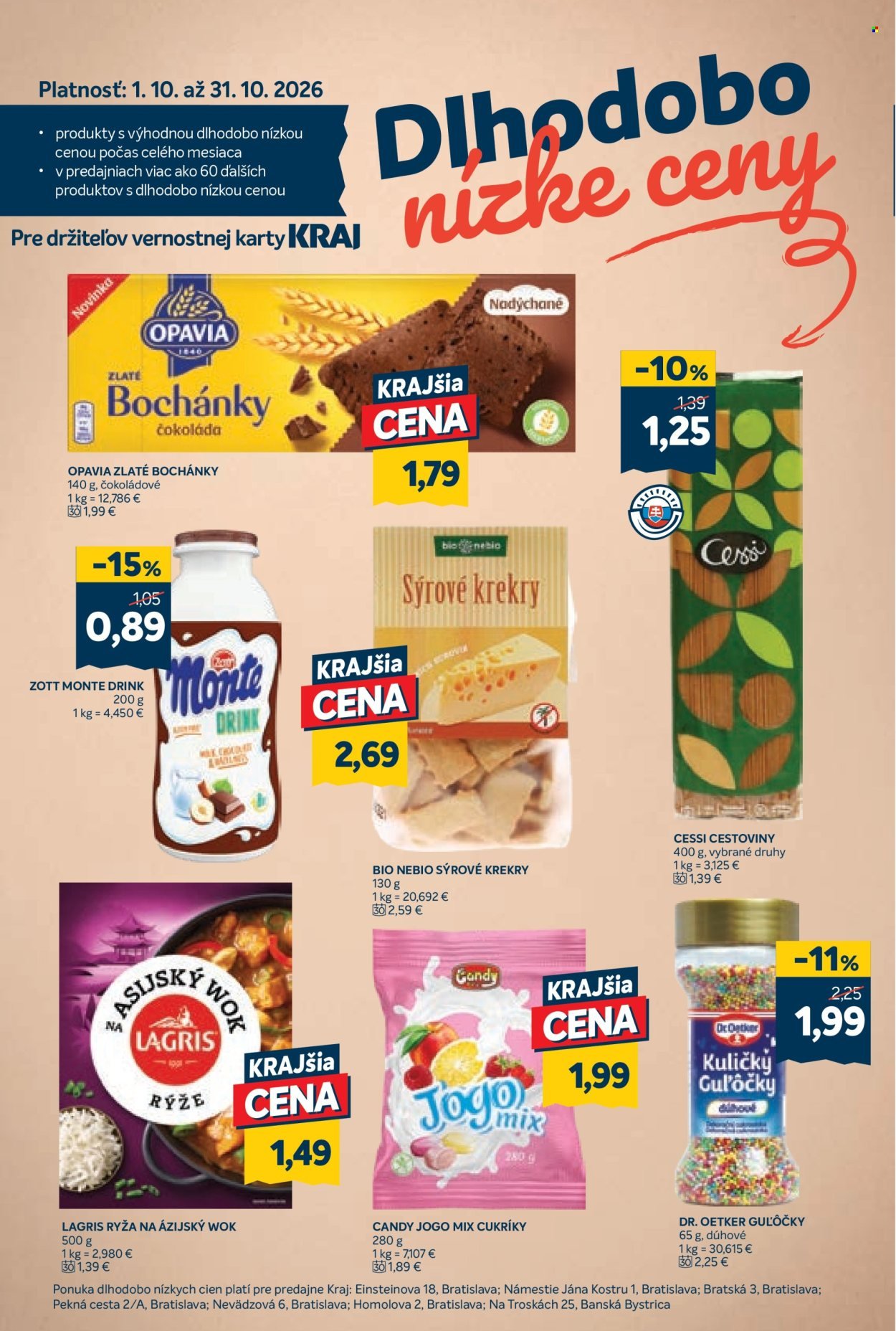KRAJ leták - Od štvrtka 8.10.2026
