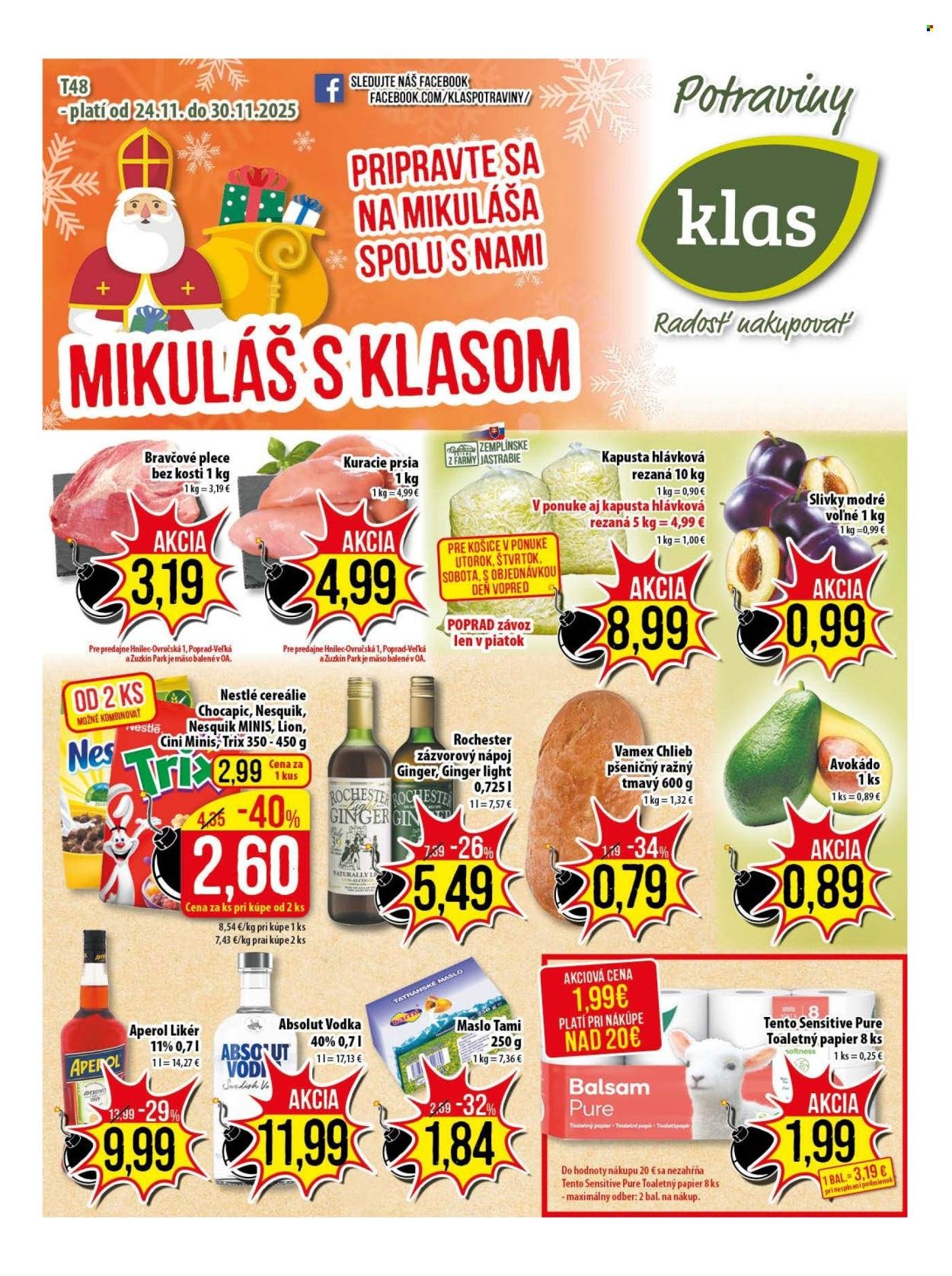 KLAS leták - Od pondelka 24.11.2025 (2025-11-24 - 2025-11-30) | 1