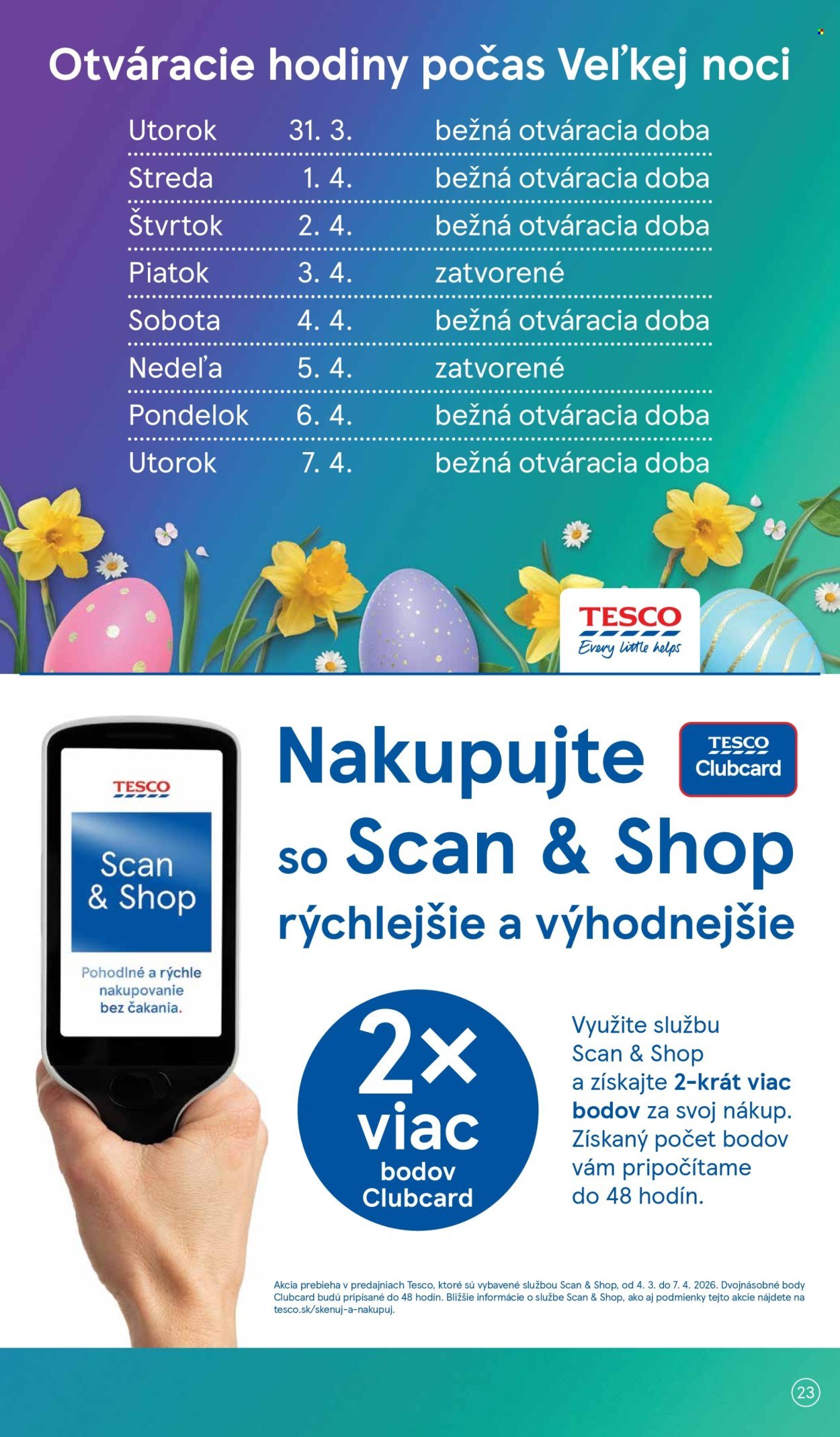 TESCO leták - Od utorka 31.3.2026 (2026-03-31 - 2026-04-07) | 23